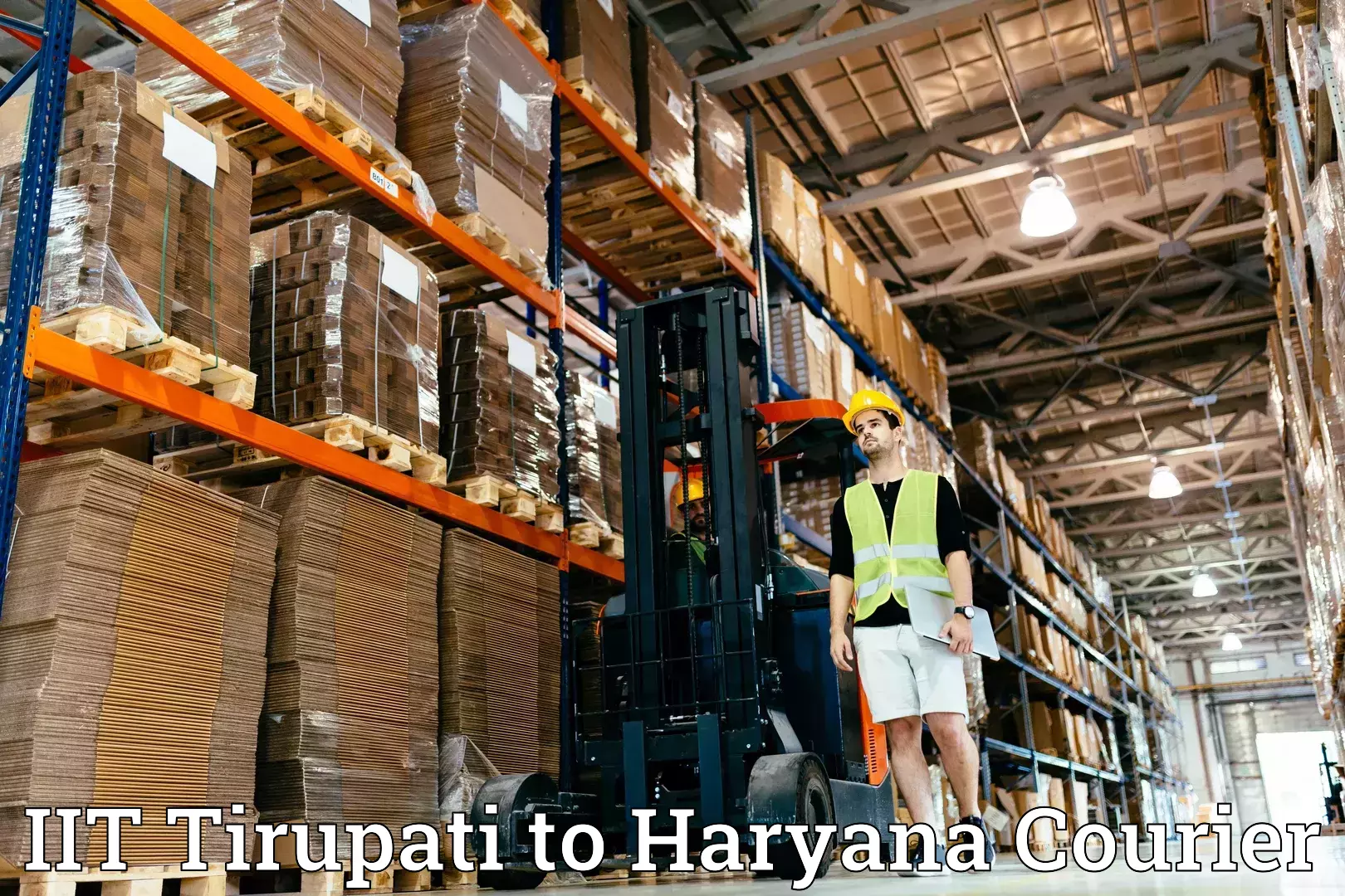 Furniture handling services IIT Tirupati to Faridabad