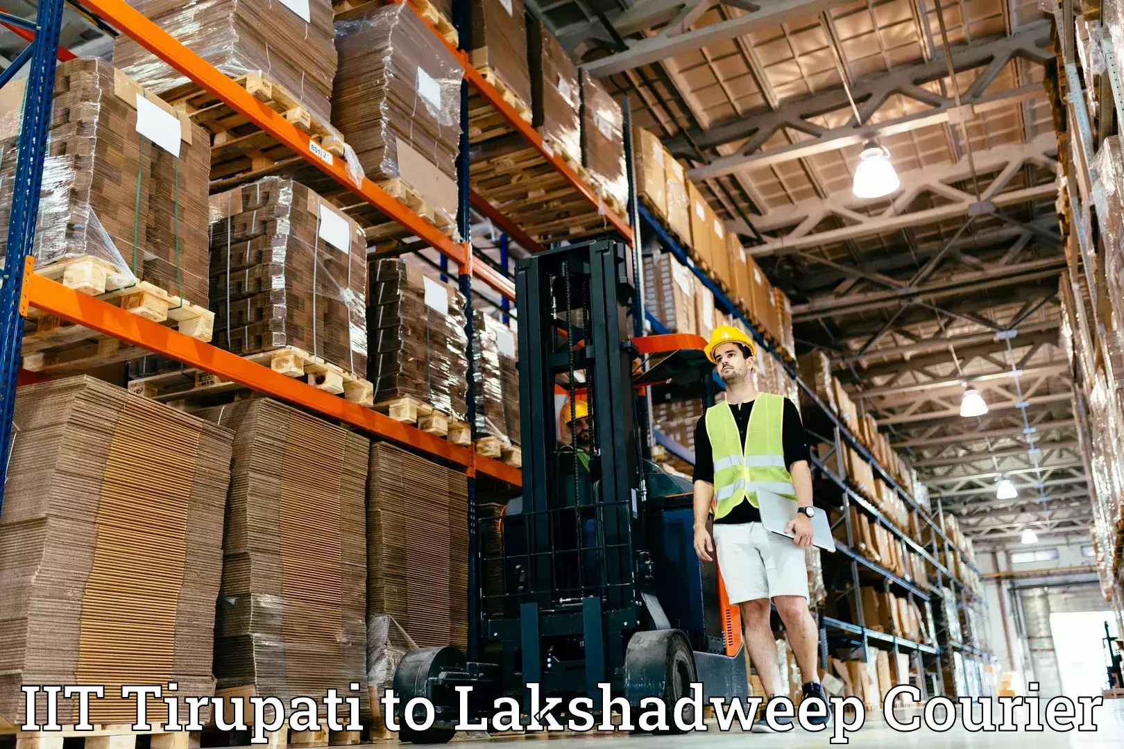 Professional furniture moving IIT Tirupati to Lakshadweep