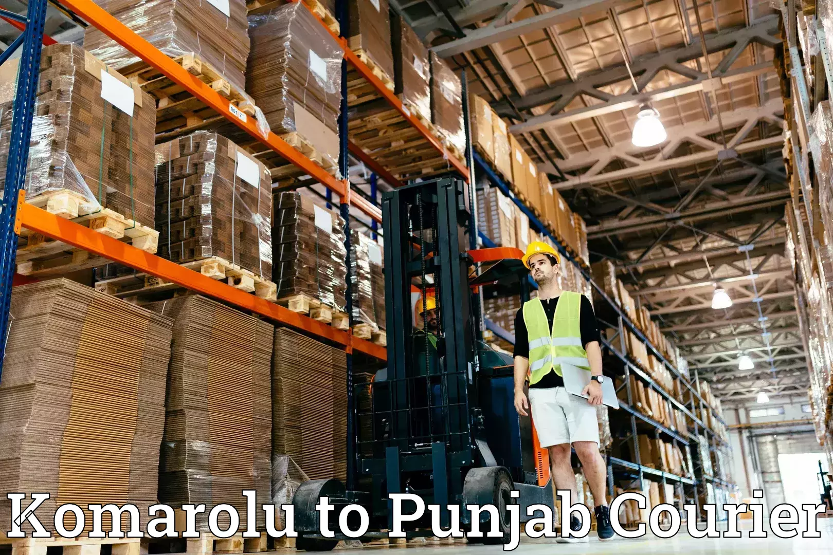 Efficient furniture shifting Komarolu to Rajpura