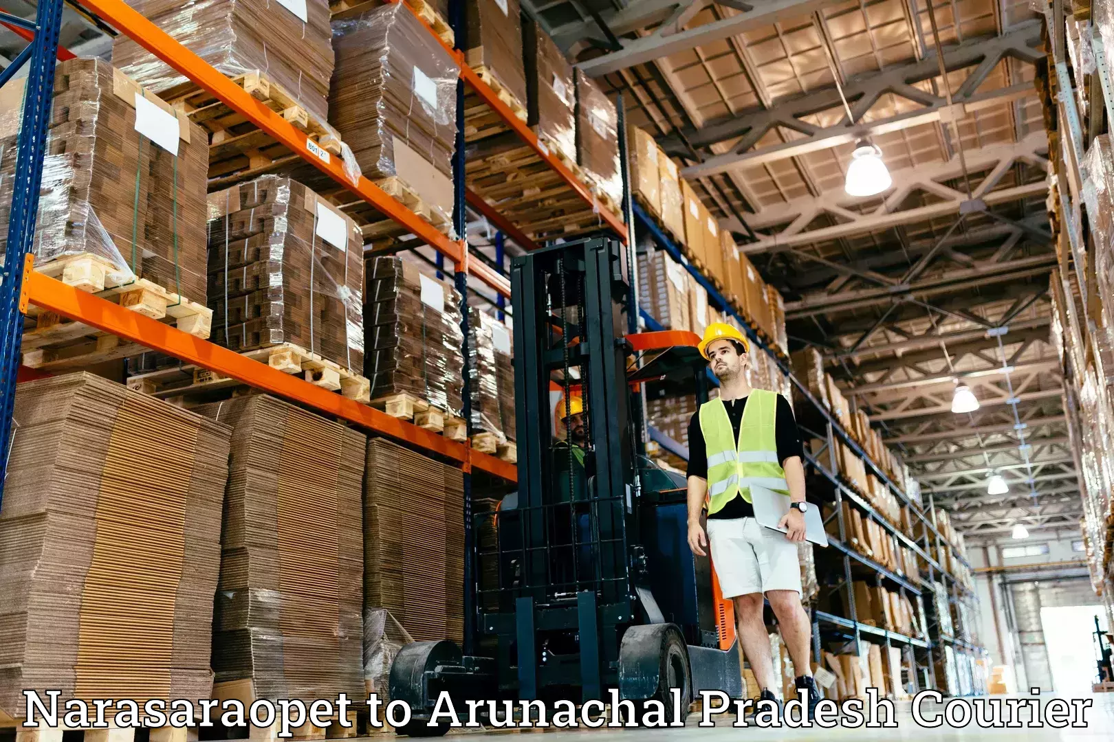 Quality relocation assistance Narasaraopet to Arunachal Pradesh