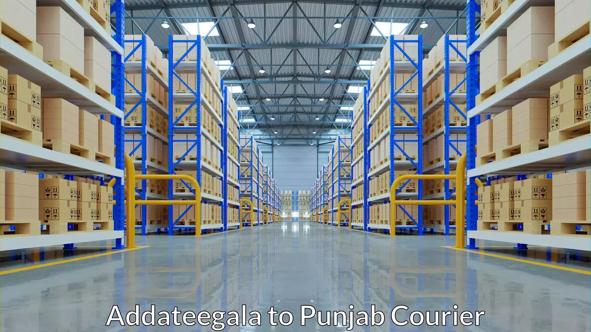 Business luggage transport Addateegala to Punjab