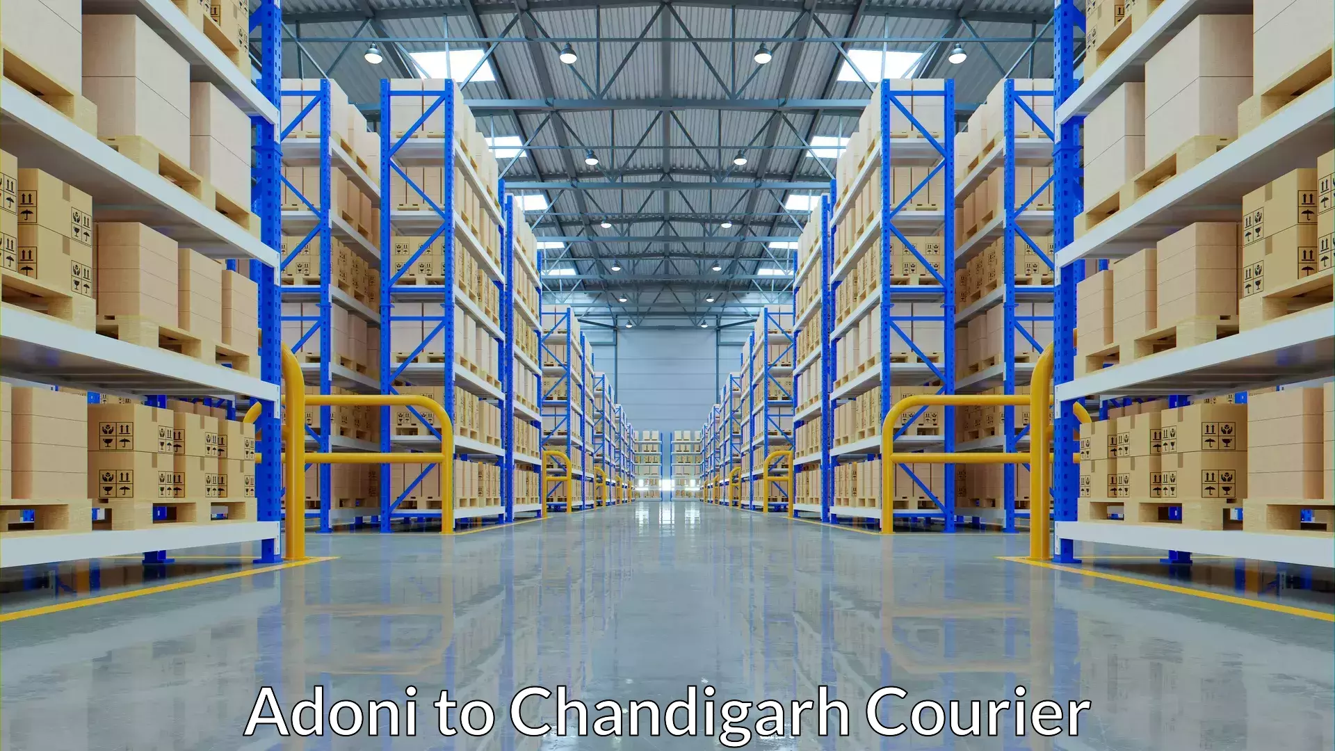 Baggage shipping service Adoni to Chandigarh