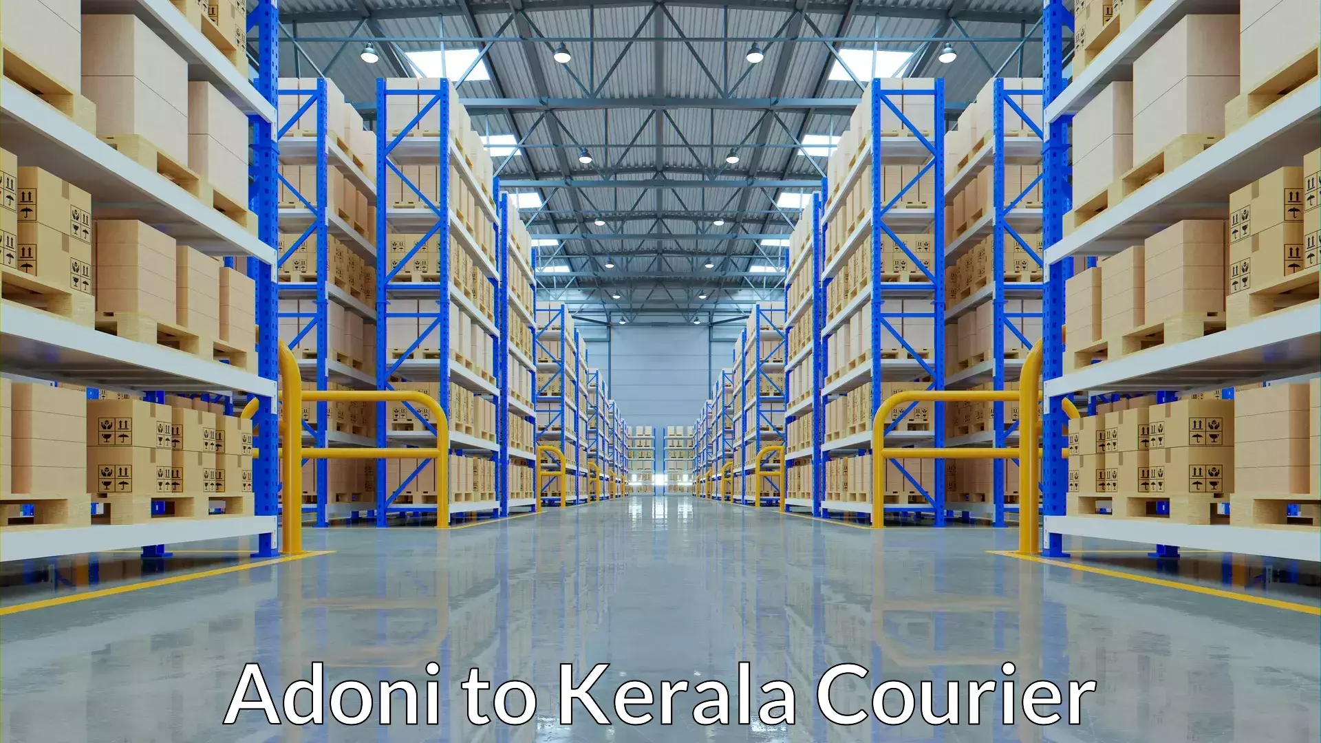 Scheduled baggage courier Adoni to Angamaly