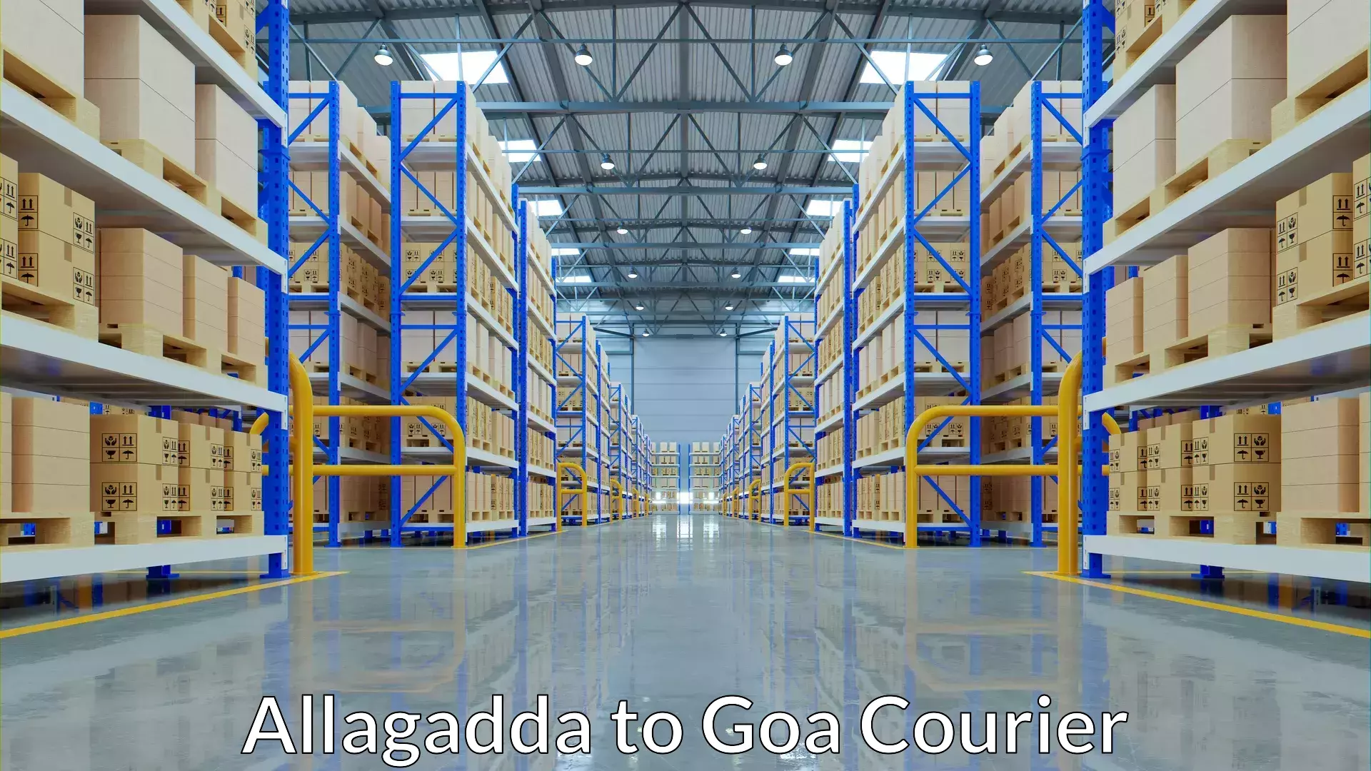 Airport luggage delivery Allagadda to Vasco da Gama