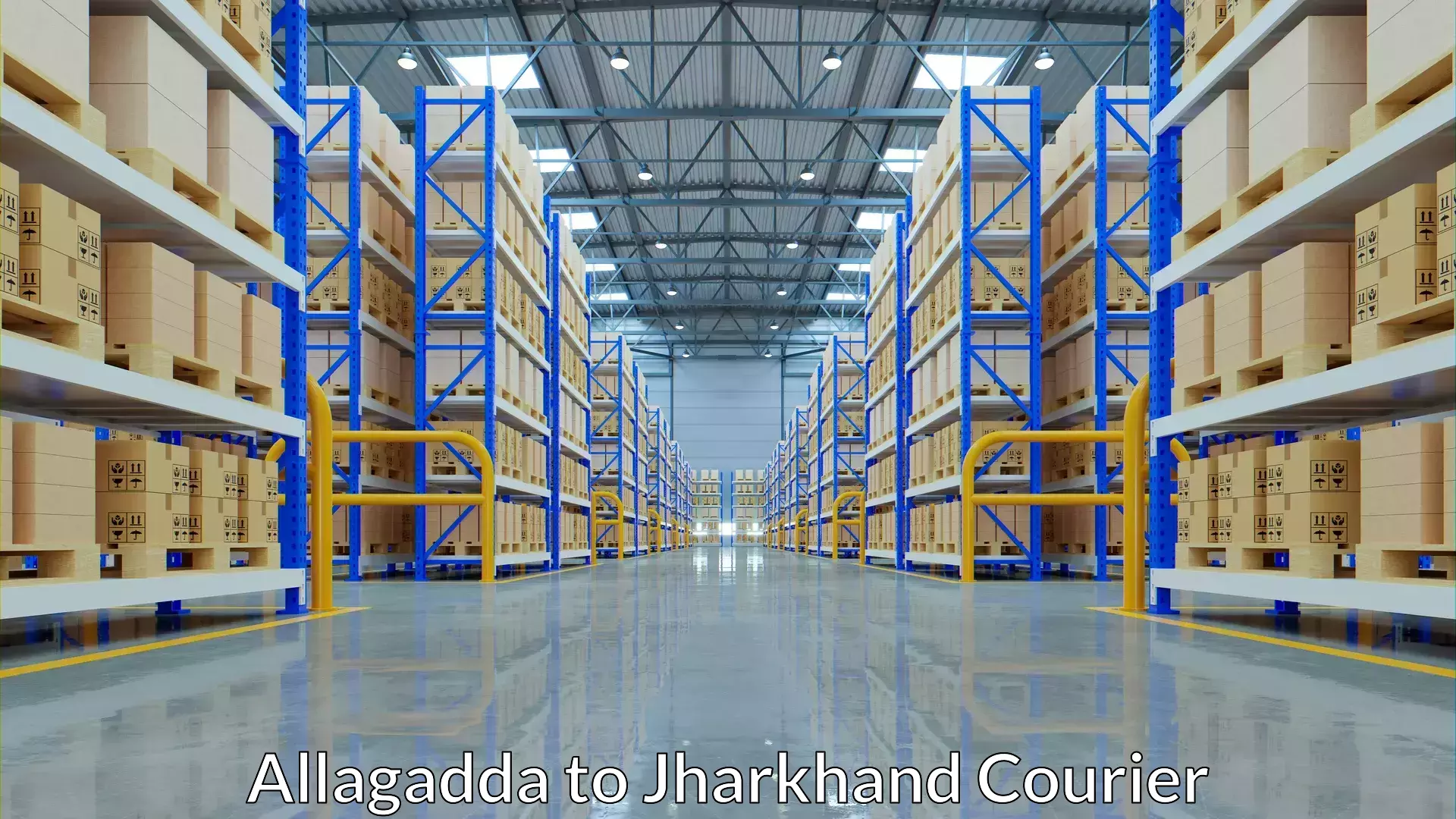 Efficient baggage courier system Allagadda to Dumka