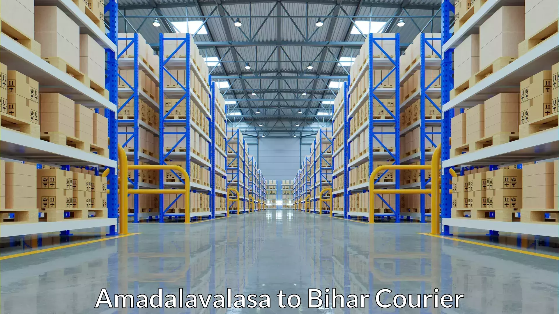 Baggage shipping schedule Amadalavalasa to Bihar