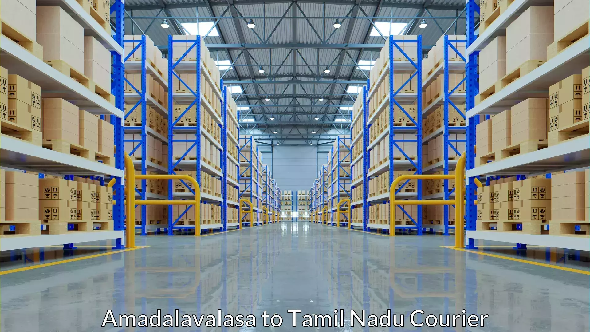 Light baggage courier Amadalavalasa to Bharathiar University Coimbatore