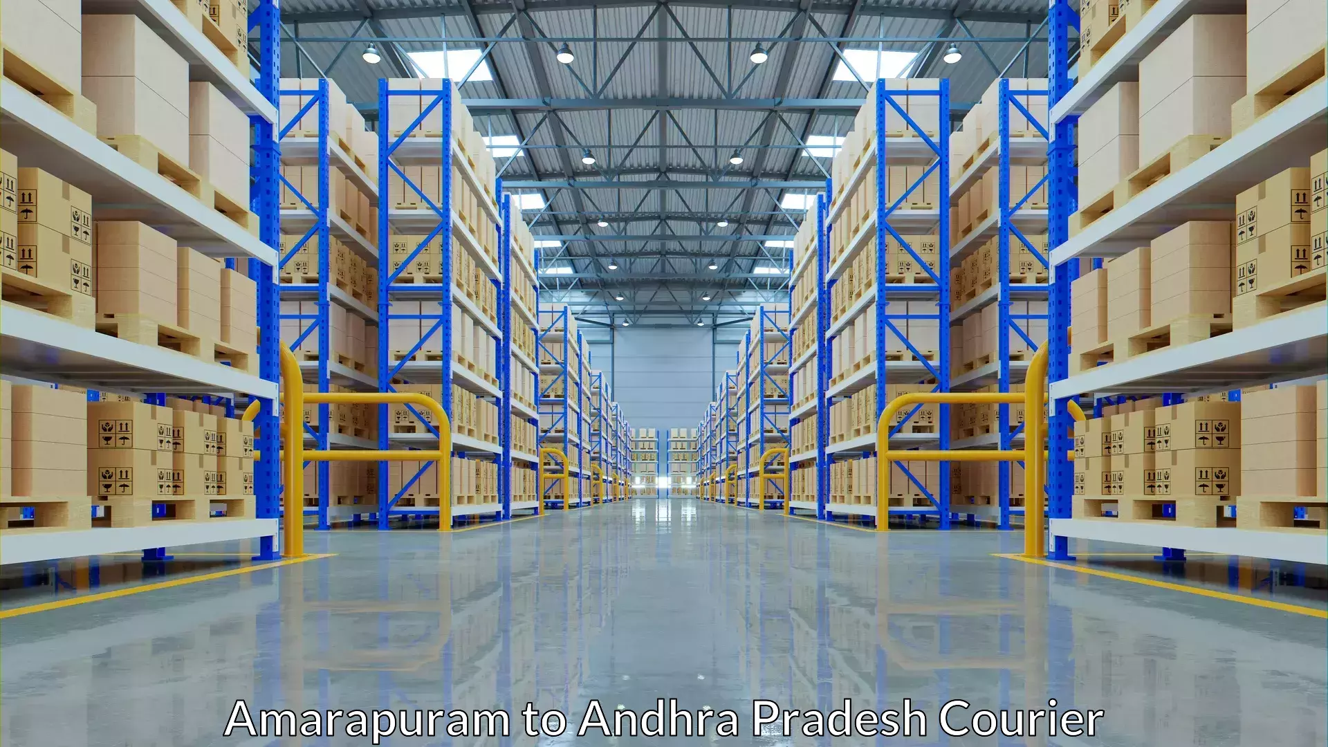 Comprehensive baggage courier Amarapuram to Pedapadu