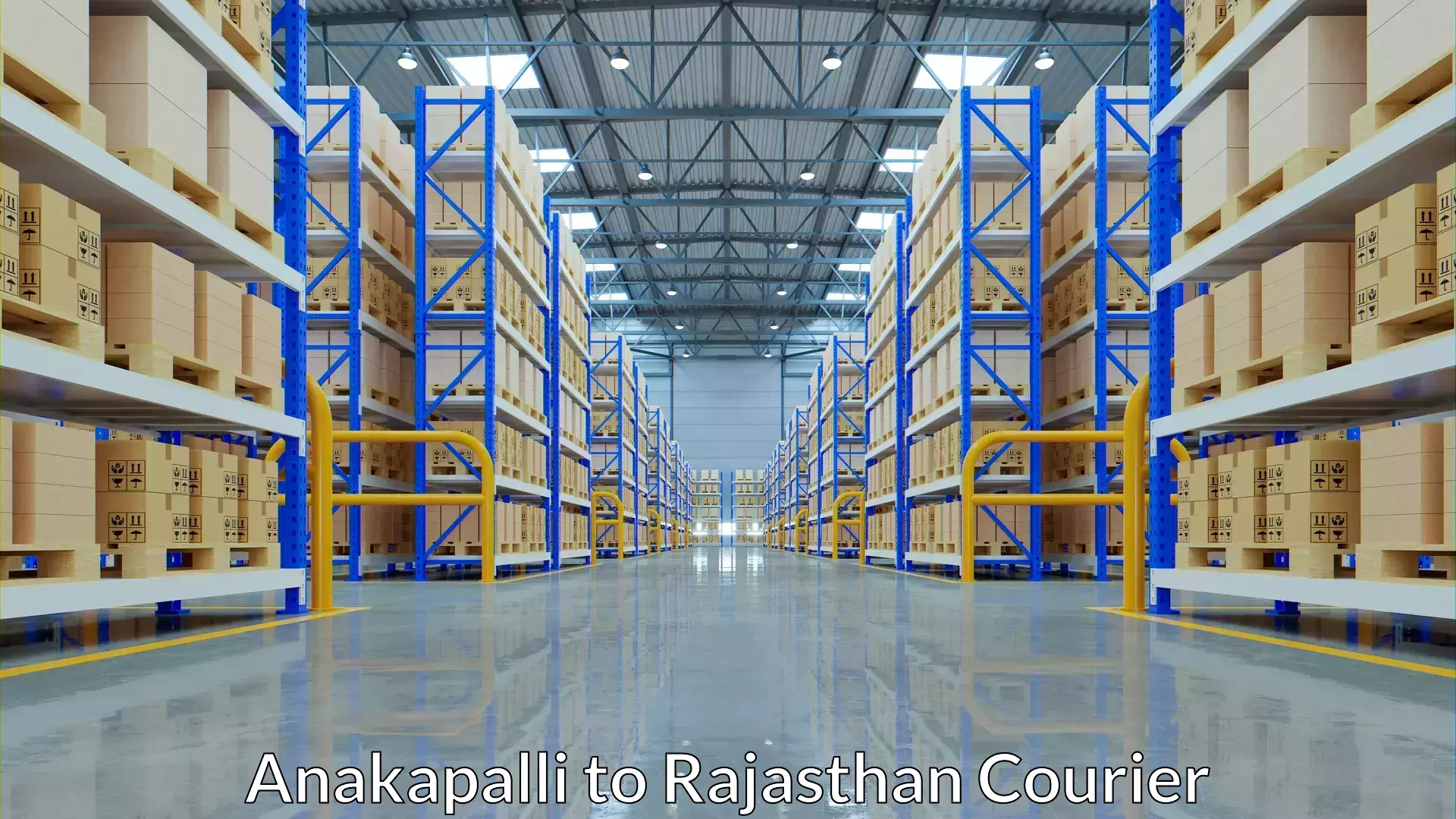 Luggage shipping trends Anakapalli to Kishangarh