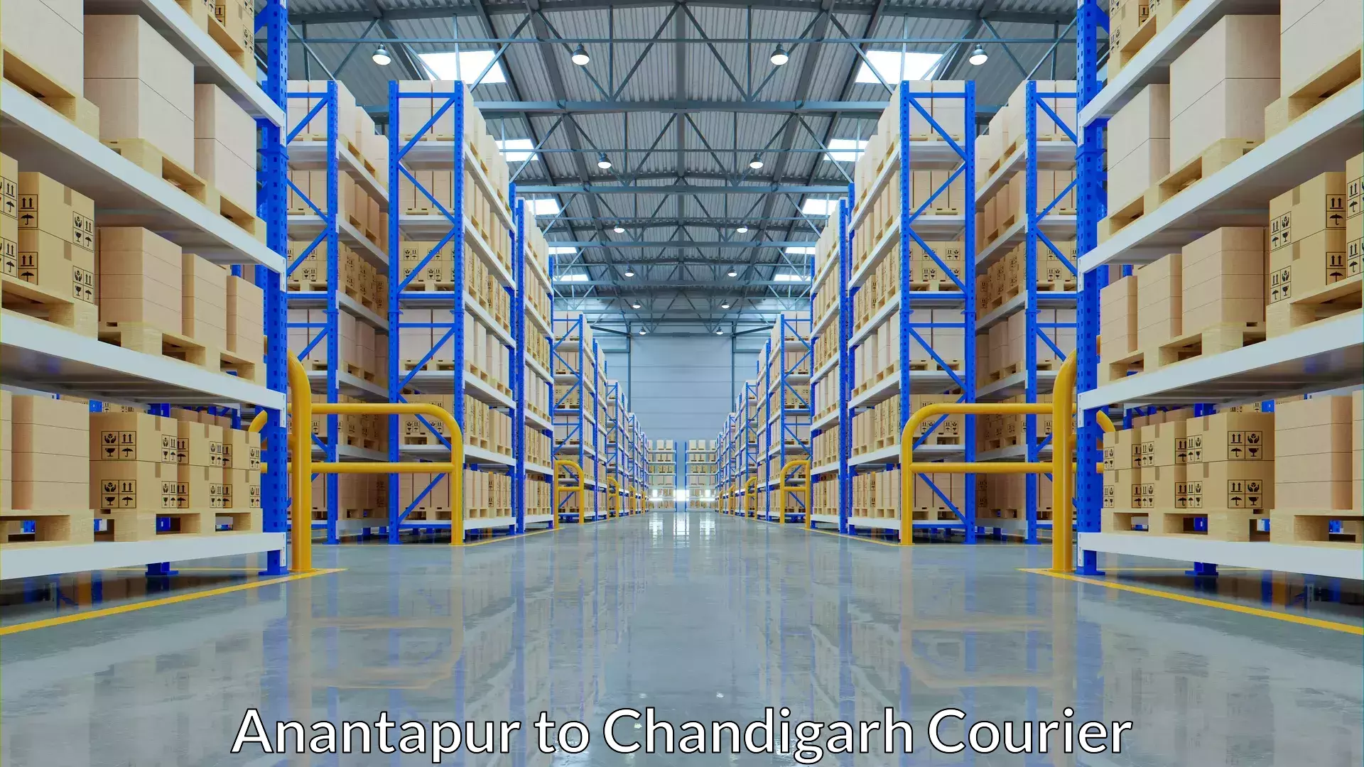 Luggage delivery providers Anantapur to Chandigarh