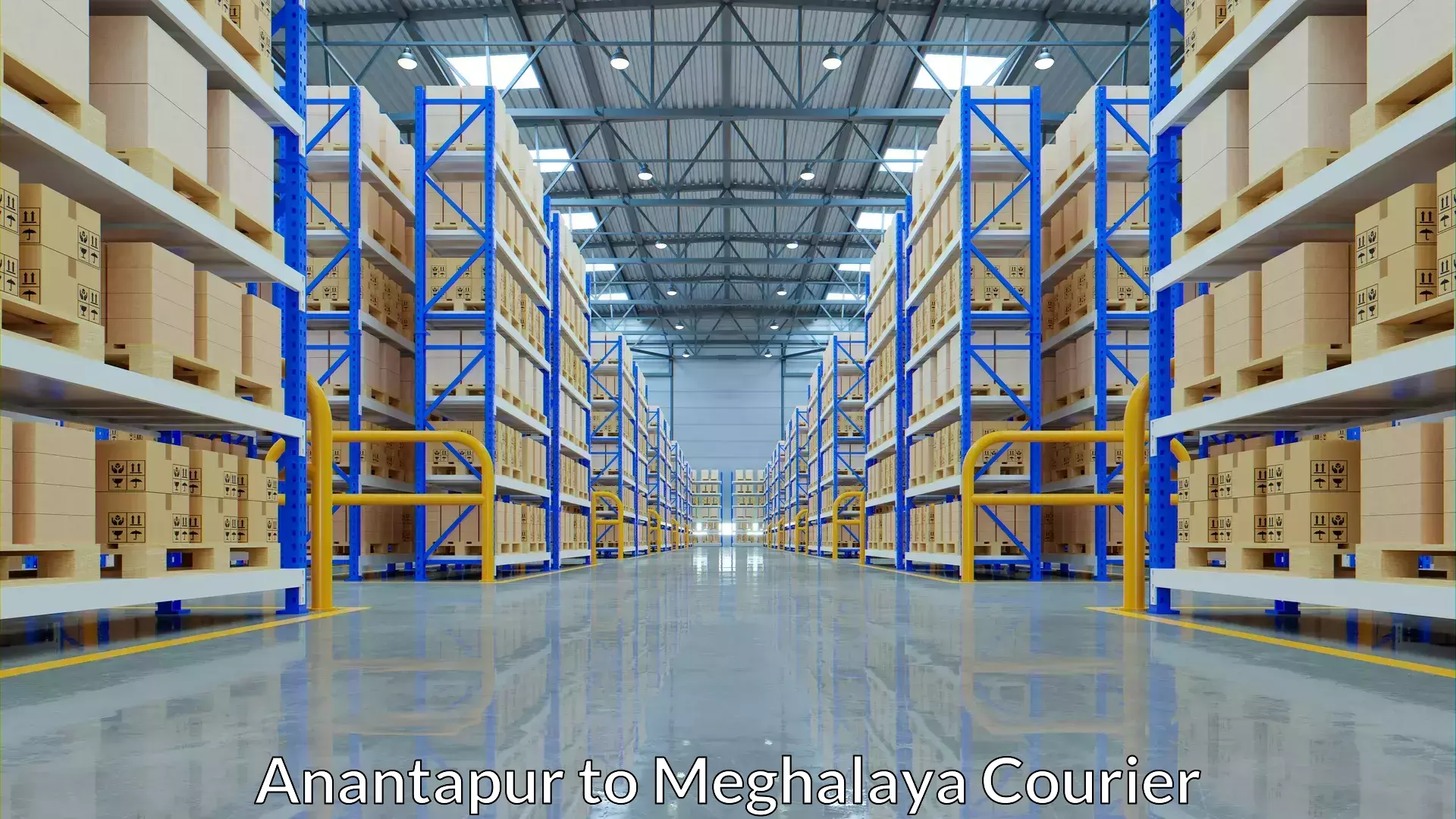 Baggage courier guide Anantapur to Marshillong