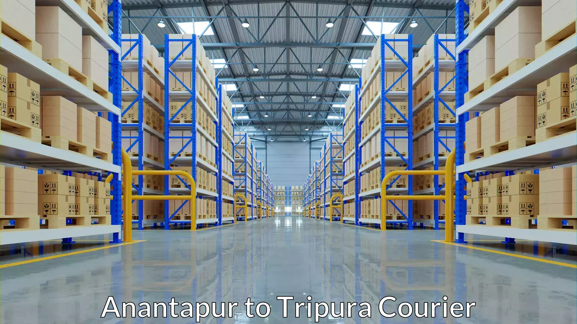 Baggage courier FAQs Anantapur to West Tripura