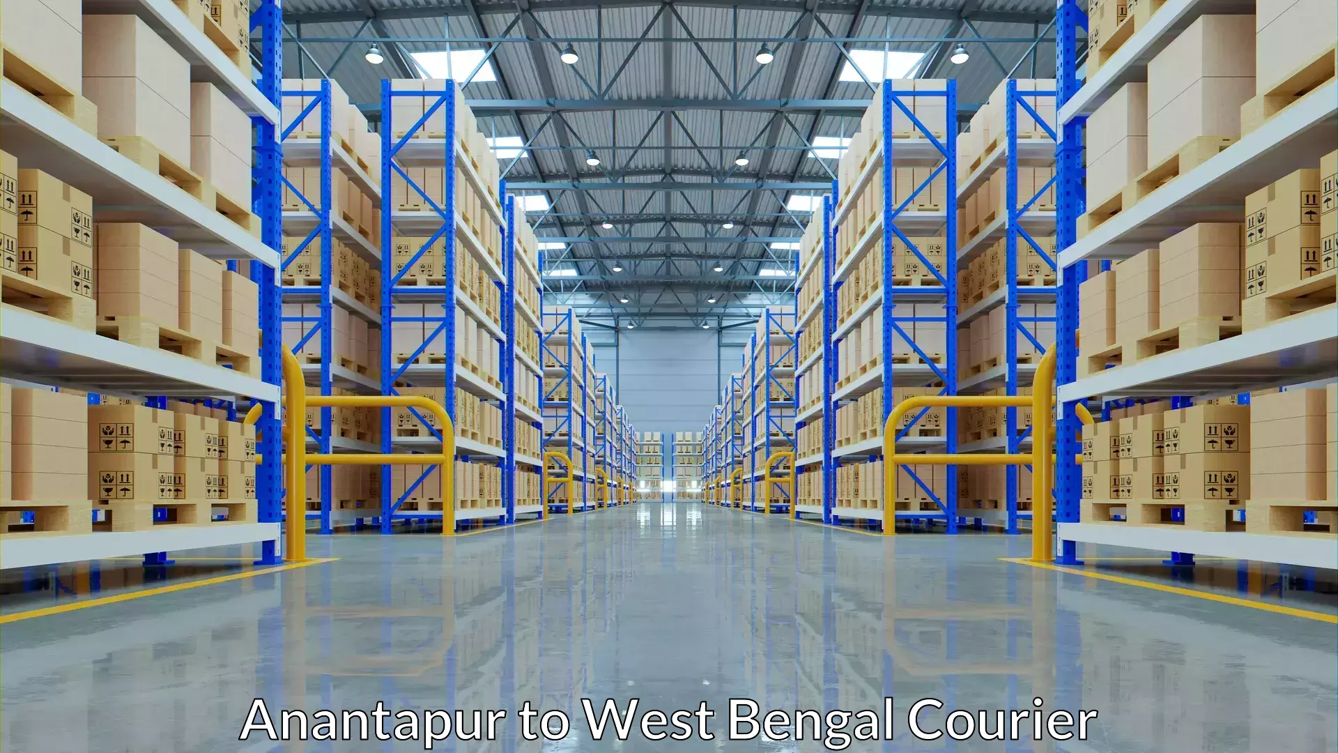 Global baggage shipping Anantapur to Kanchrapara