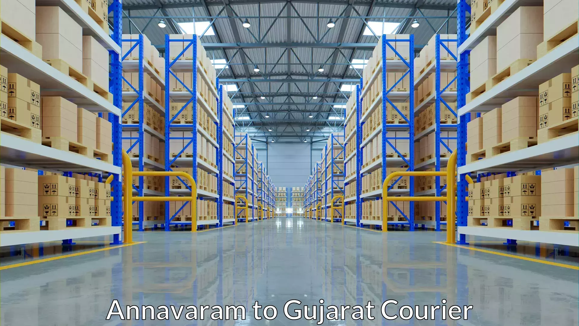 Single item baggage courier Annavaram to Dholera