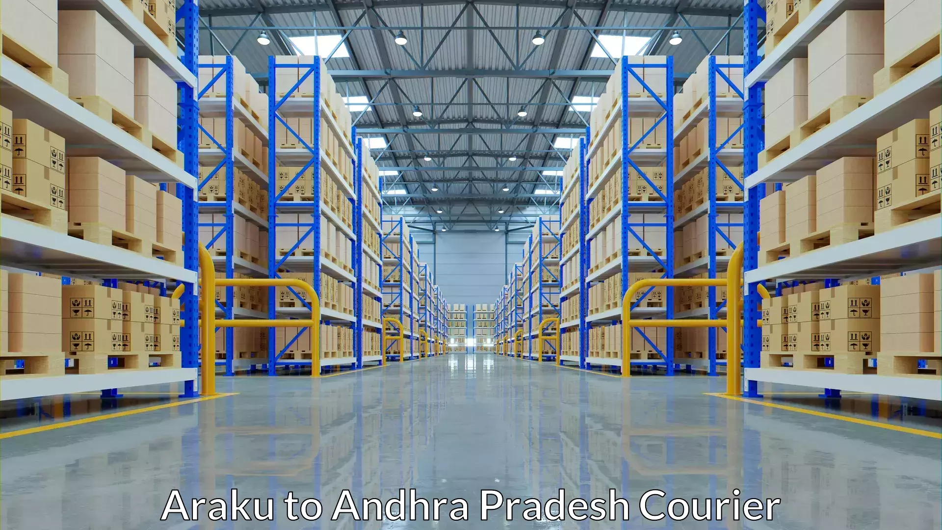 Luggage transport company Araku to Cumbum Prakasam