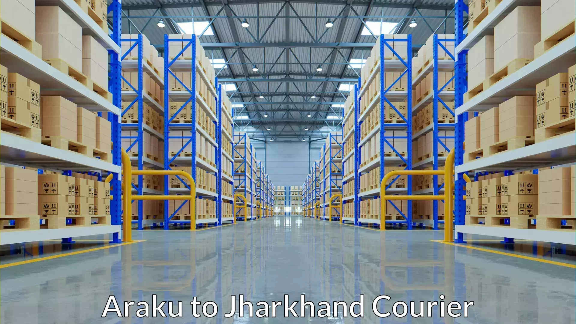 Single item baggage courier Araku to Barki Saria