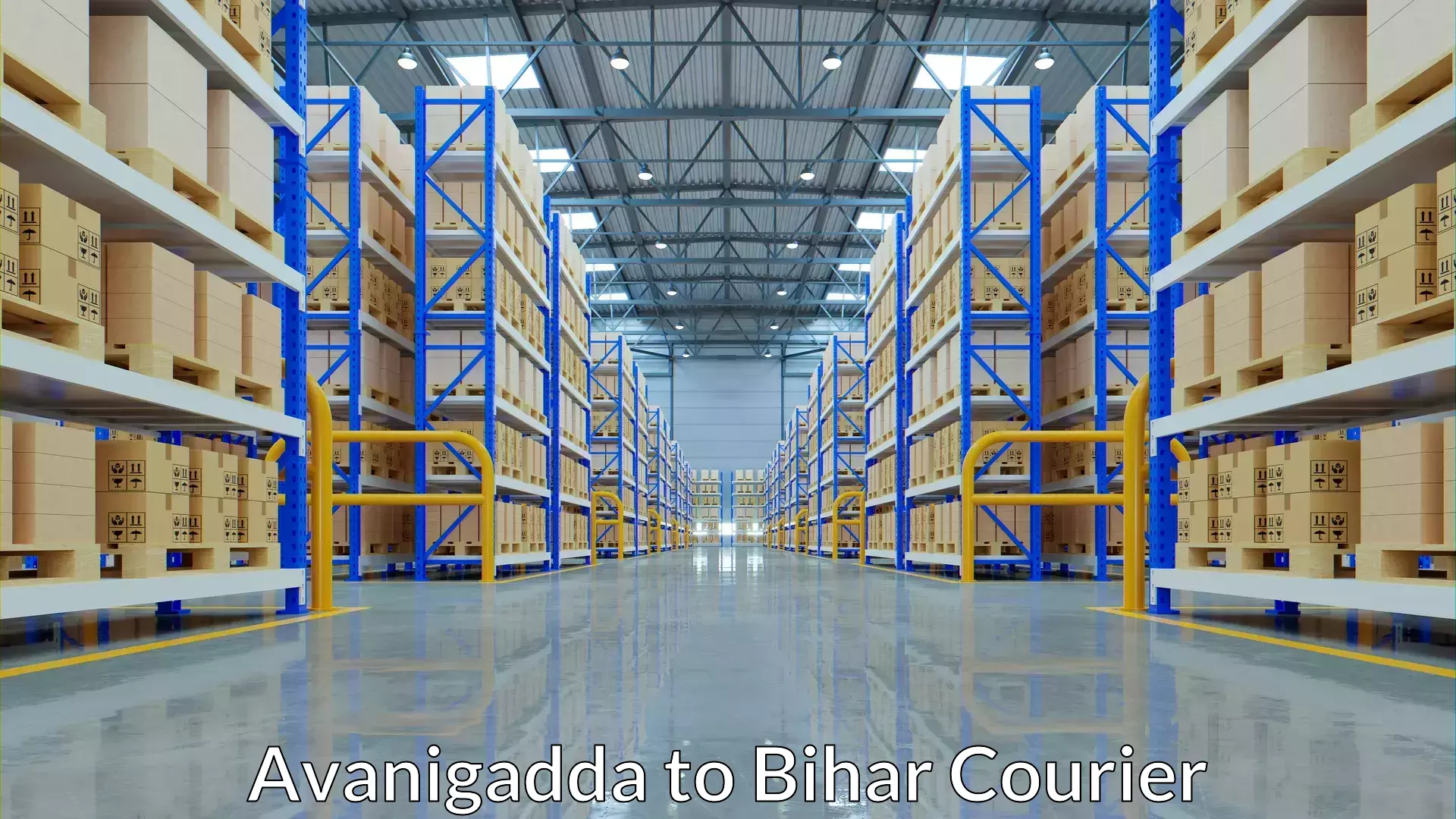 Luggage shipment processing Avanigadda to Bihar