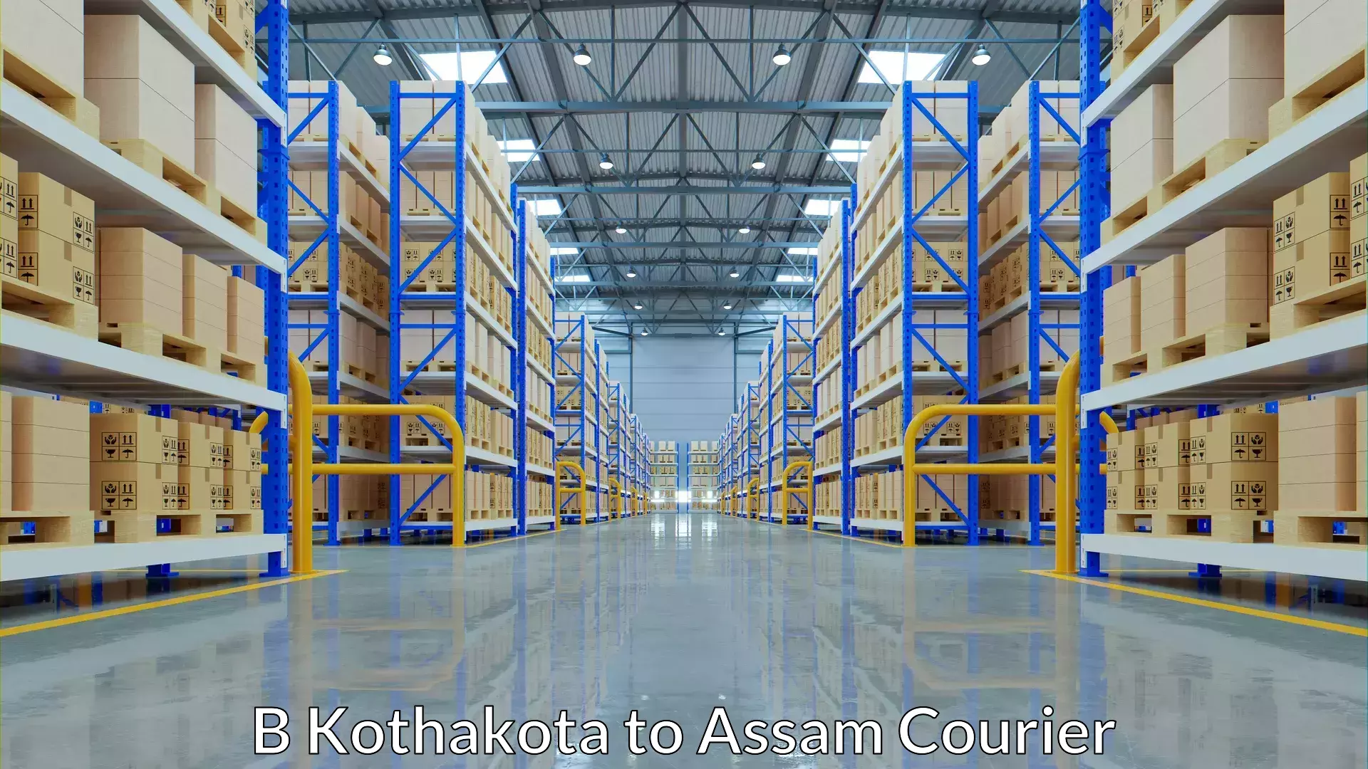 Luggage shipment specialists B Kothakota to Rangia