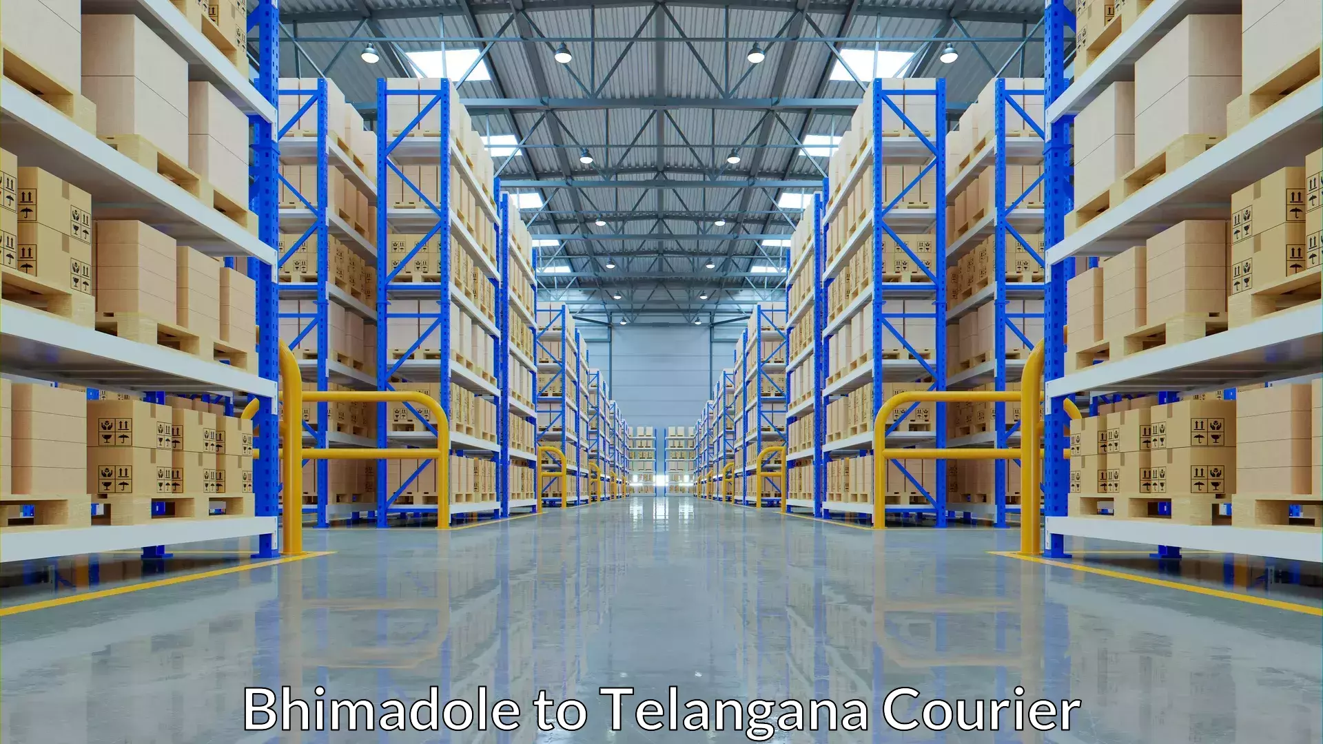 Single item baggage courier Bhimadole to International Institute of Information Technology Hyderabad