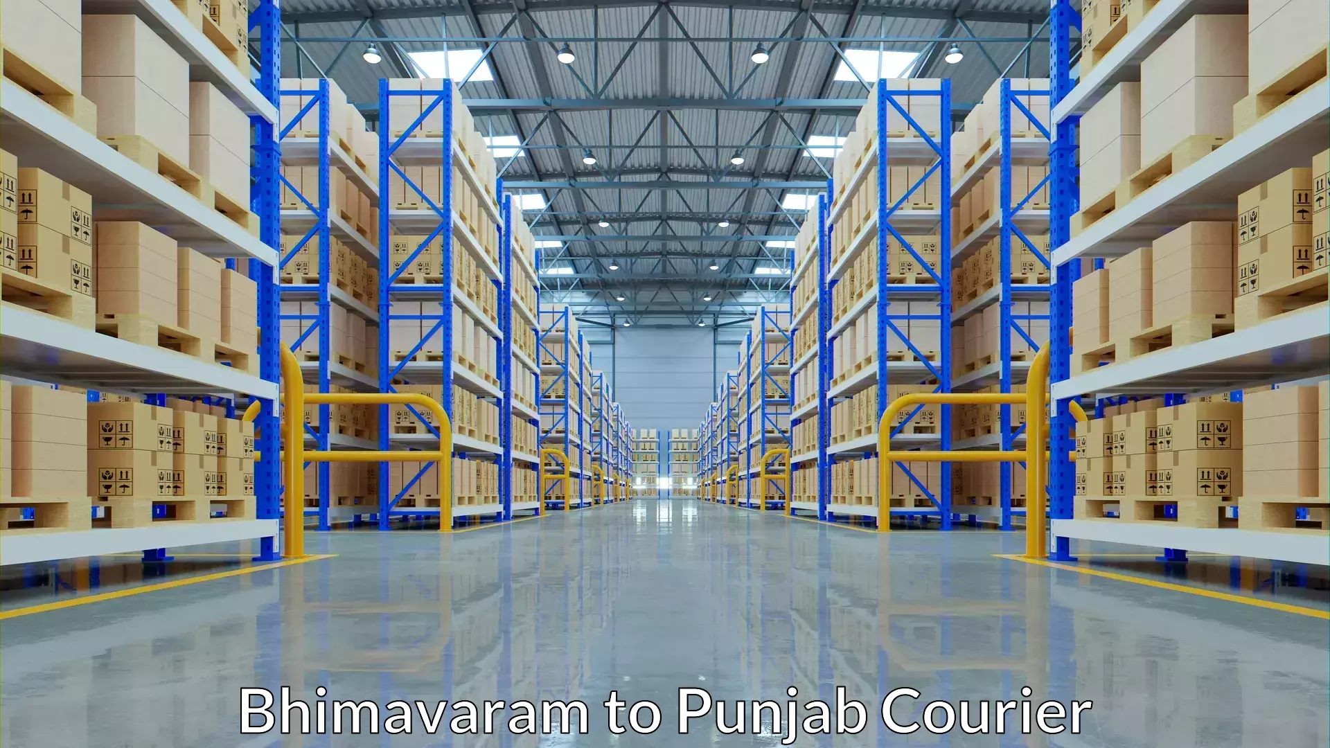 Baggage shipping service Bhimavaram to Mukerian