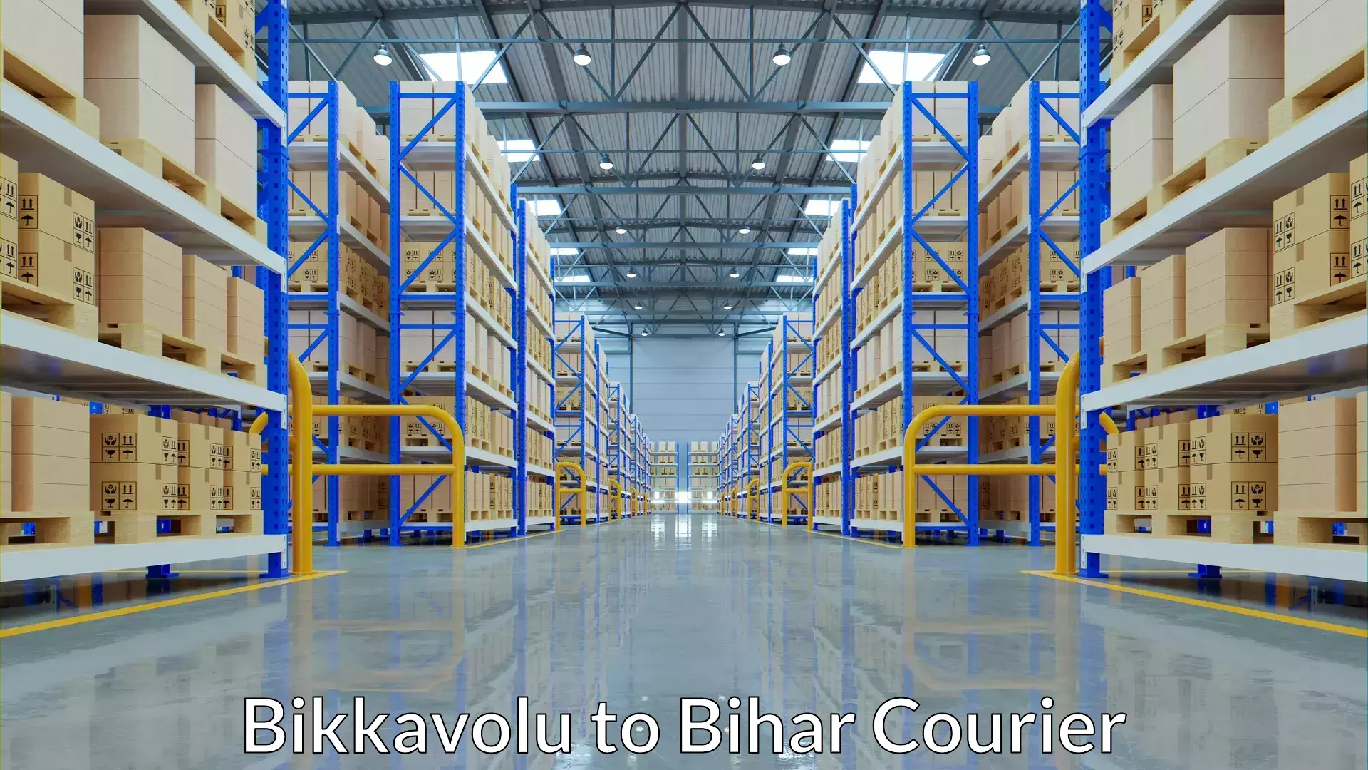 Light baggage courier Bikkavolu to Sharfuddinpur