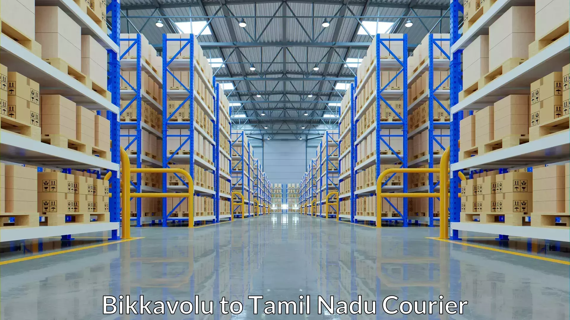 Baggage courier logistics Bikkavolu to Puliampatti