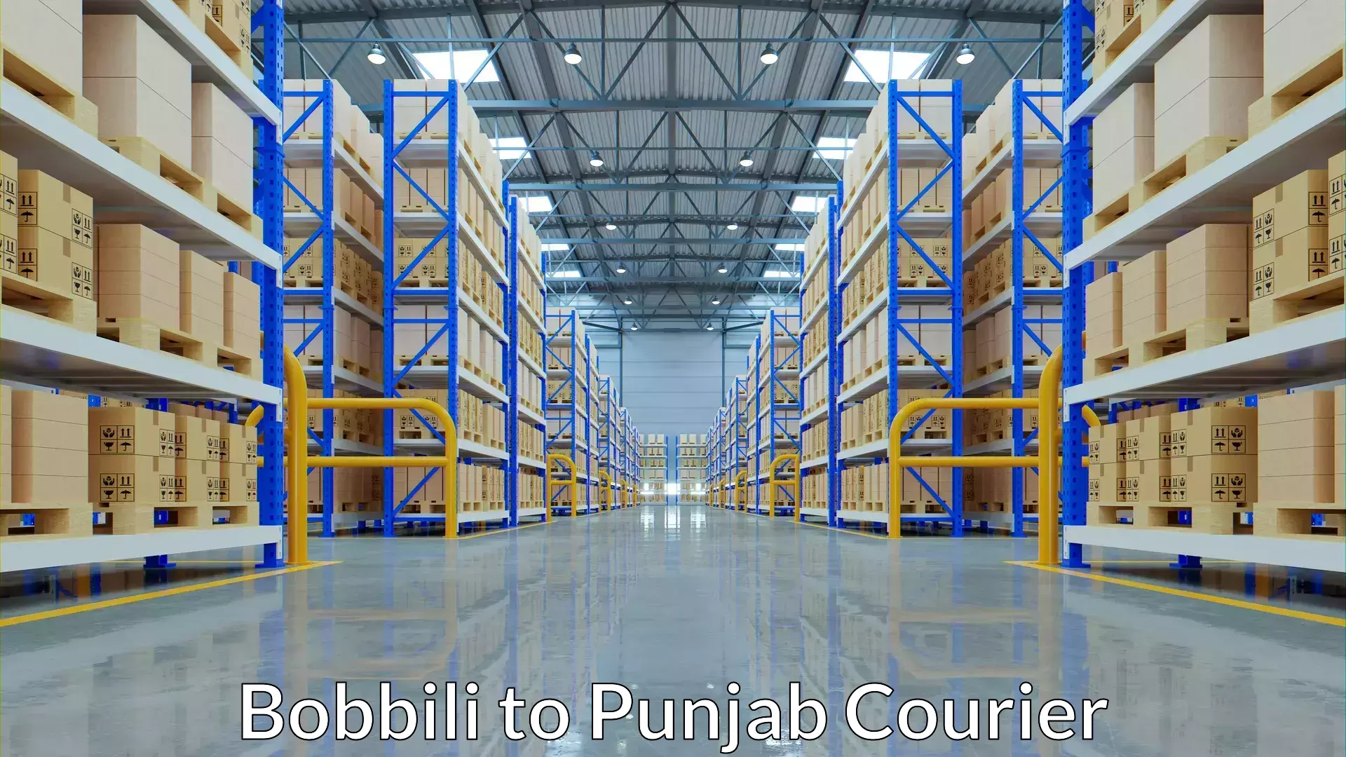 Baggage courier logistics Bobbili to Nawanshahr