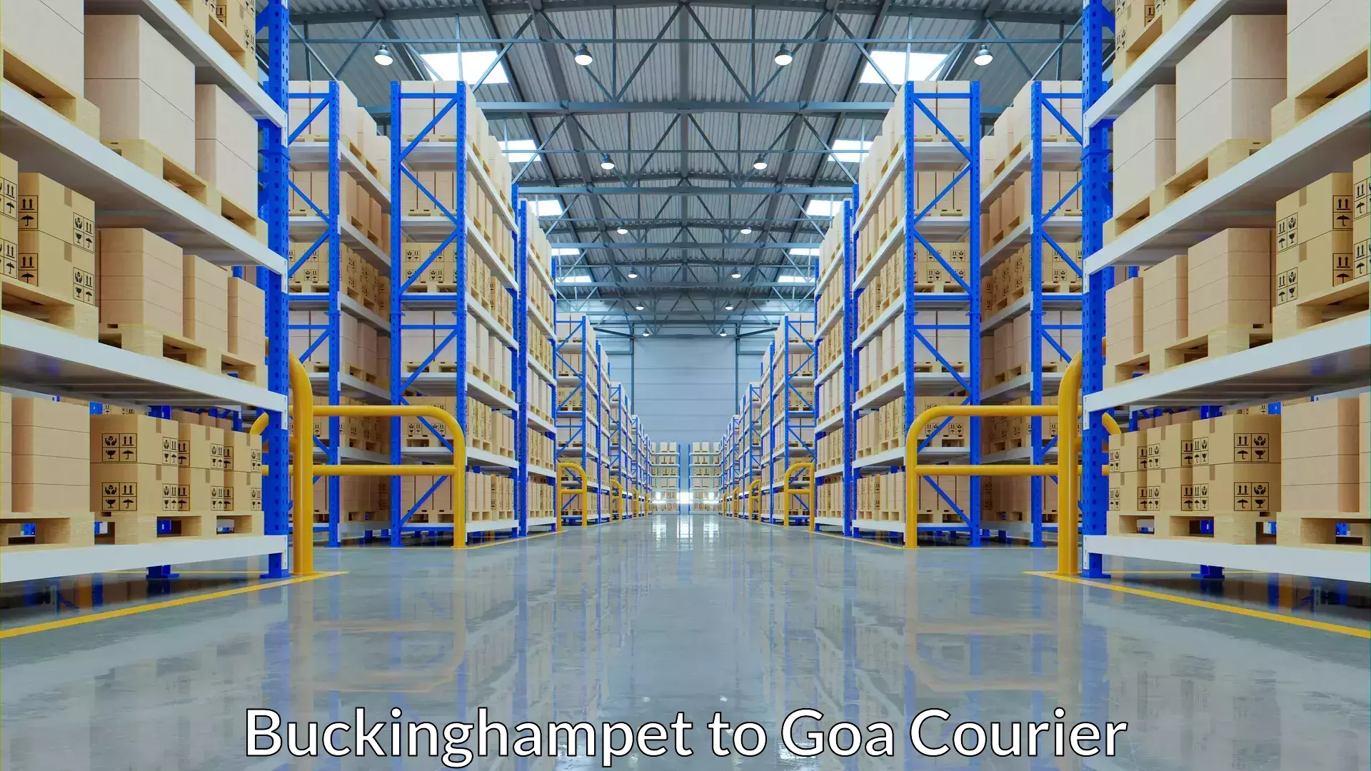 Baggage courier optimization Buckinghampet to IIT Goa