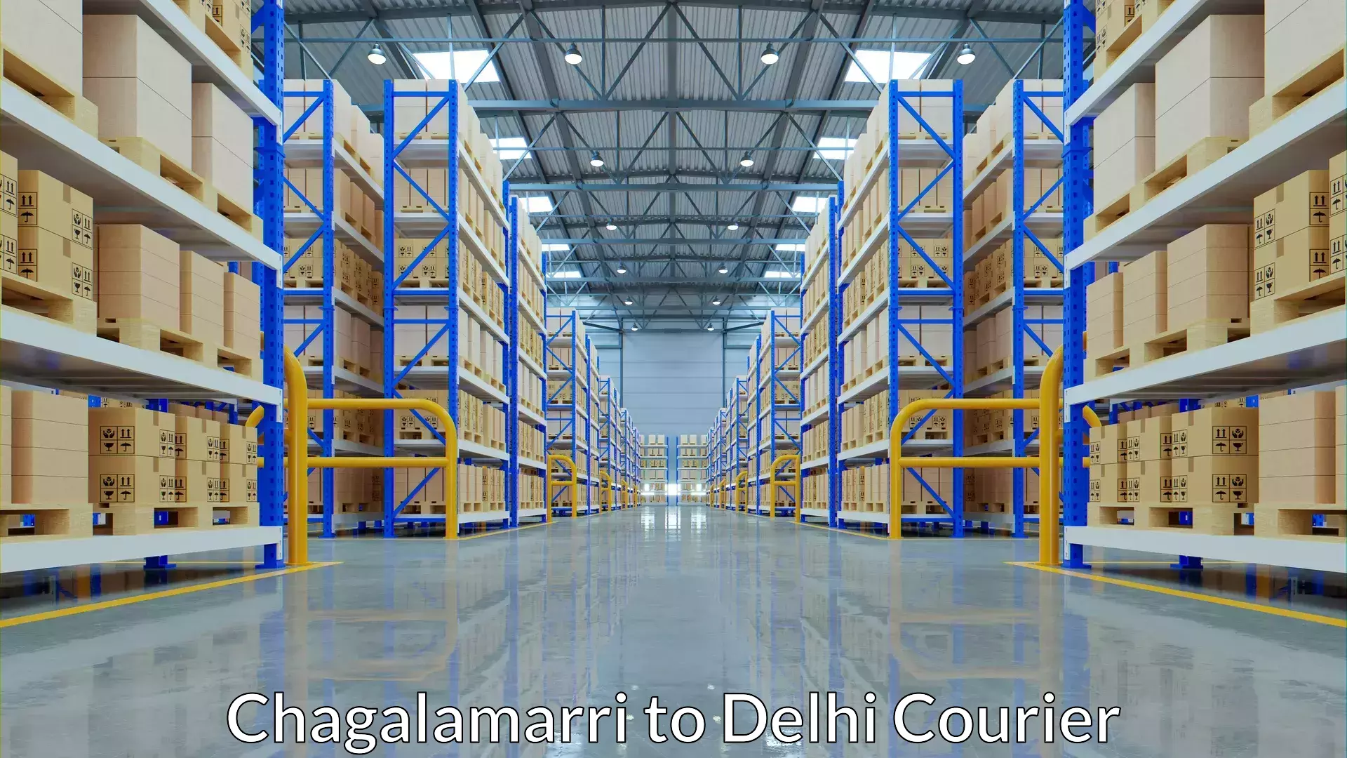 Comprehensive baggage courier Chagalamarri to Delhi