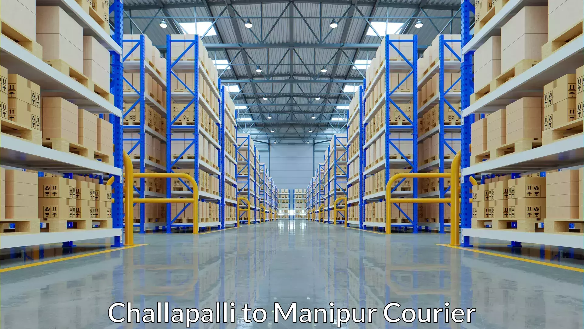 Luggage shipment processing Challapalli to Chandel