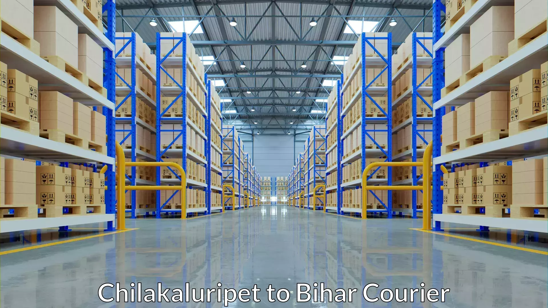 Baggage courier optimization Chilakaluripet to Maharajganj Vaishali