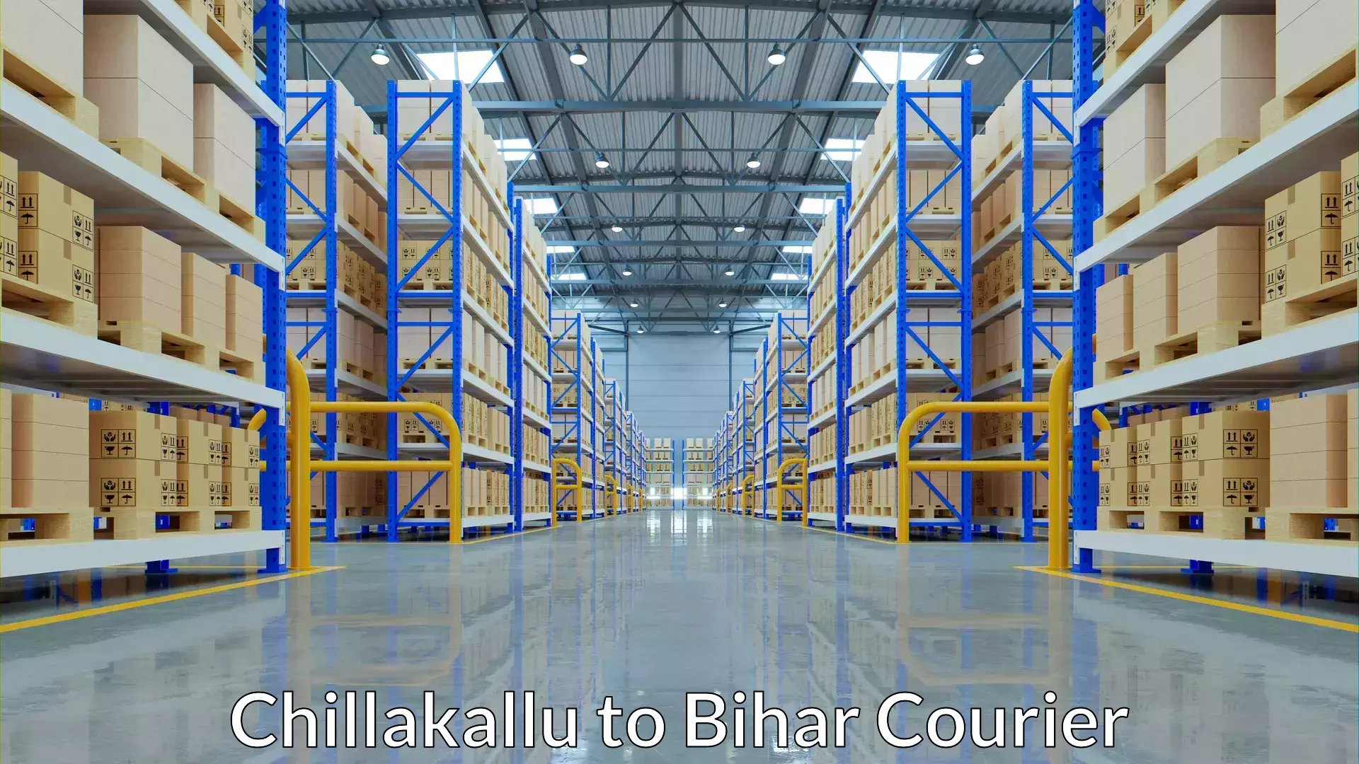 Budget-friendly baggage courier Chillakallu to Kharagpur Munger