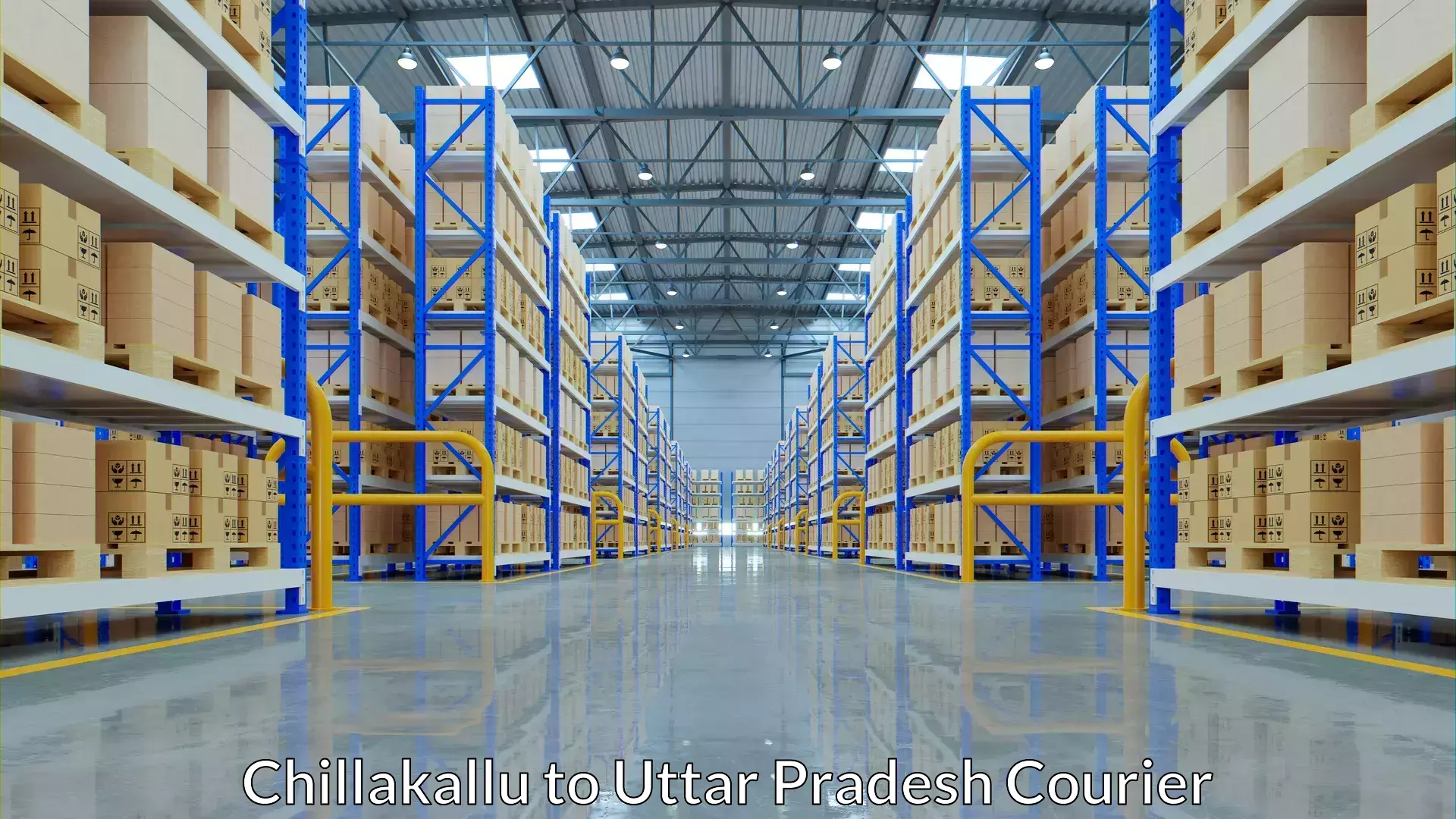 Baggage shipping optimization Chillakallu to Aligarh Muslim University