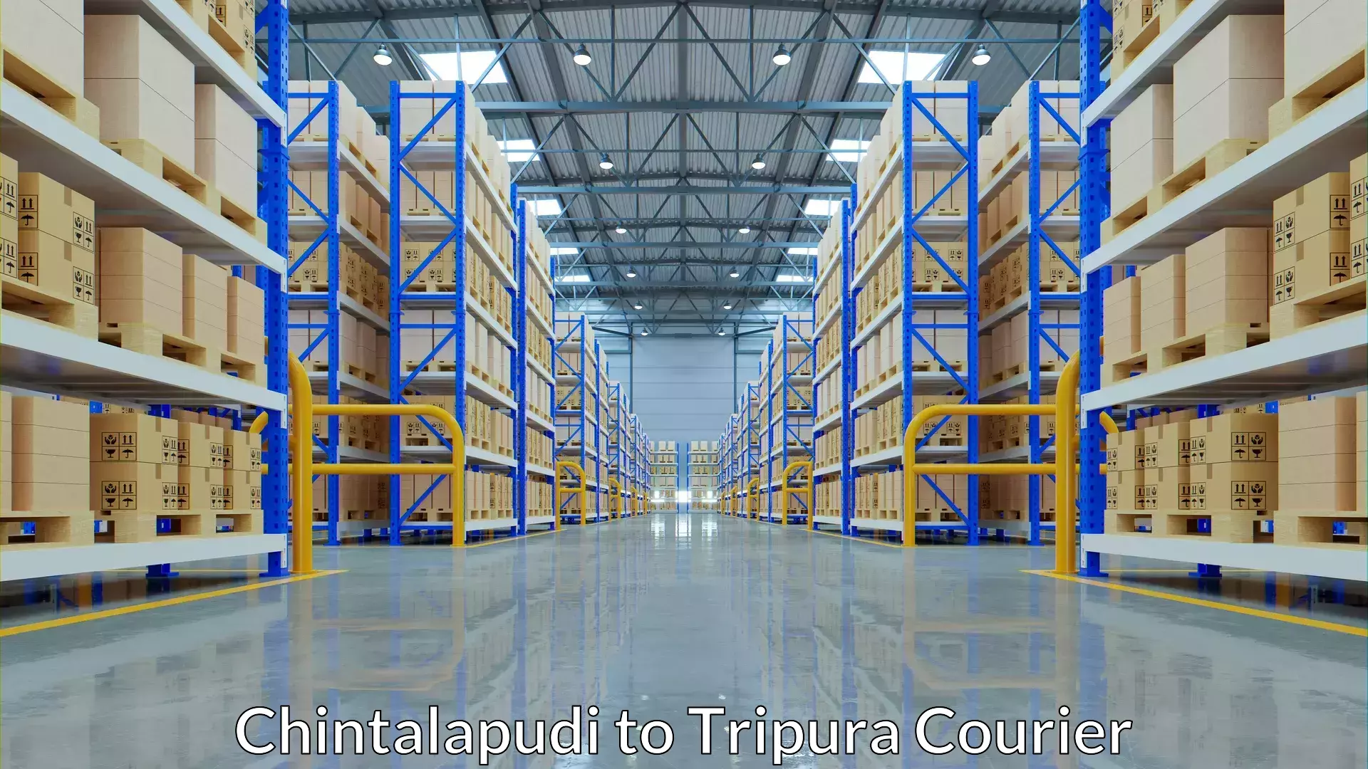 Baggage courier FAQs Chintalapudi to Udaipur Tripura