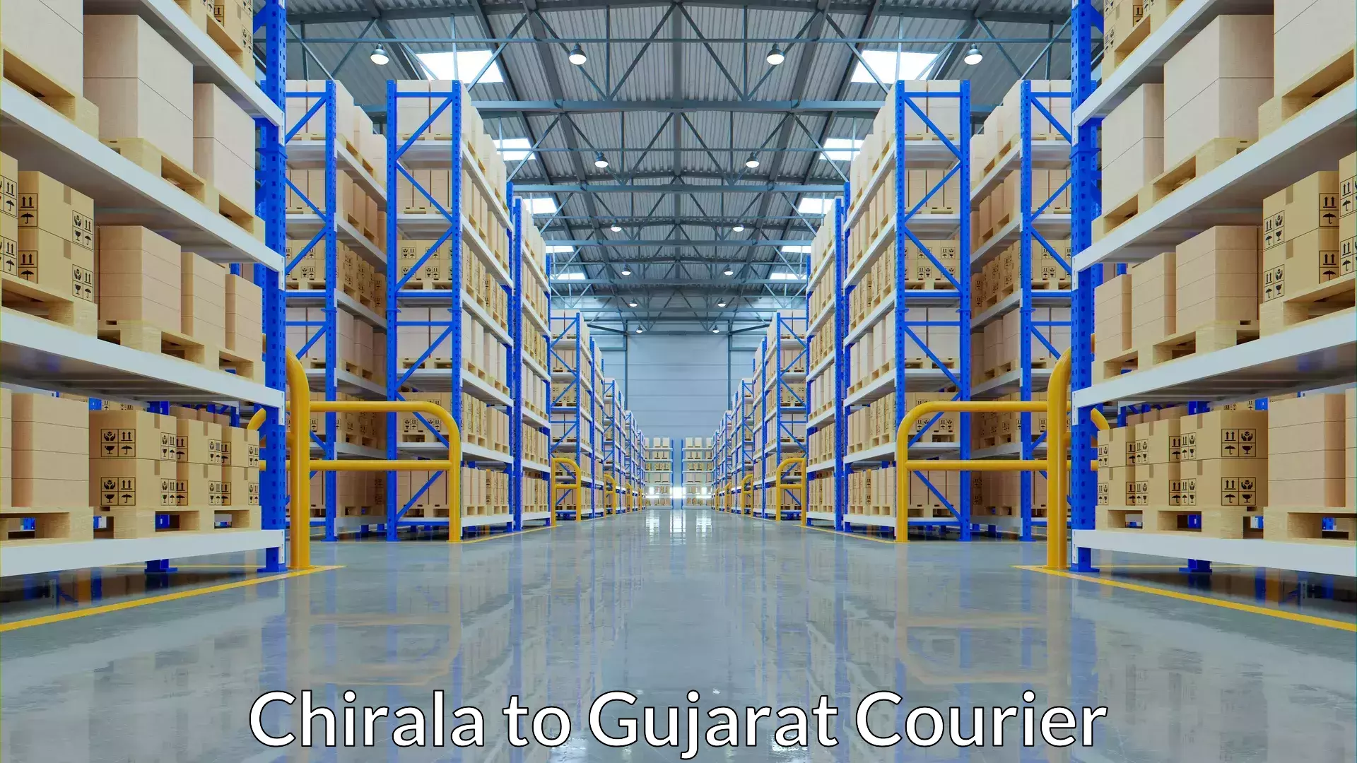 Luggage shipping specialists in Chirala to Dholera