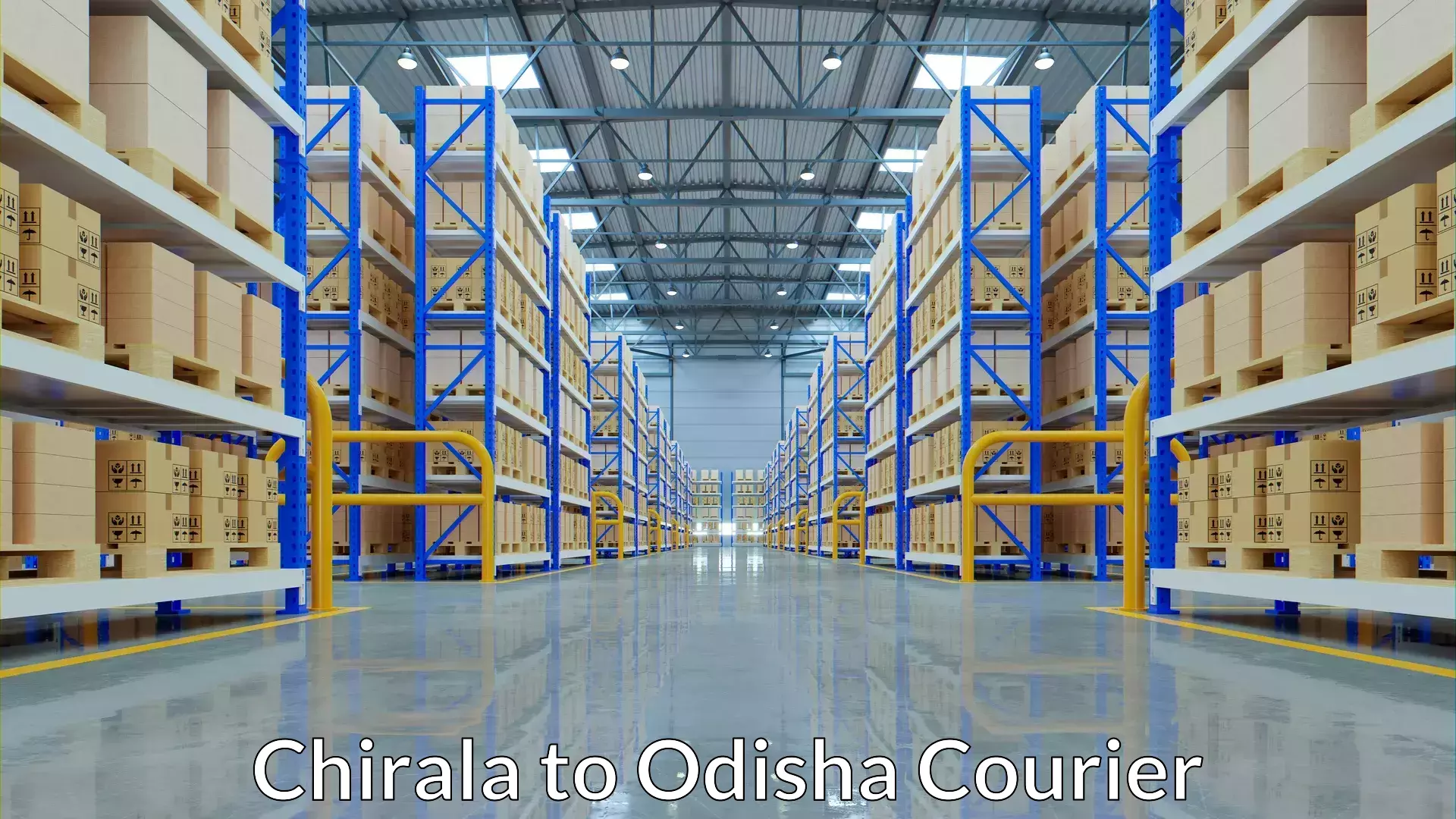 Luggage courier network Chirala to Rairakhol