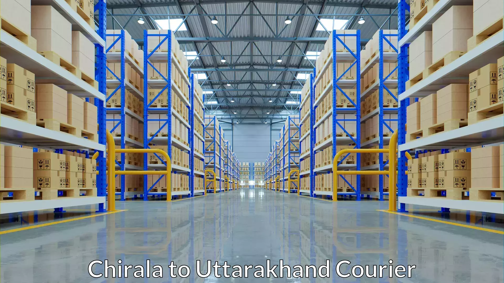 Luggage delivery estimate Chirala to Uttarakhand