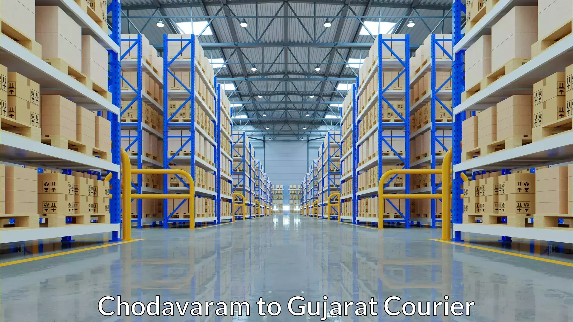 Nationwide luggage courier Chodavaram to Dholera