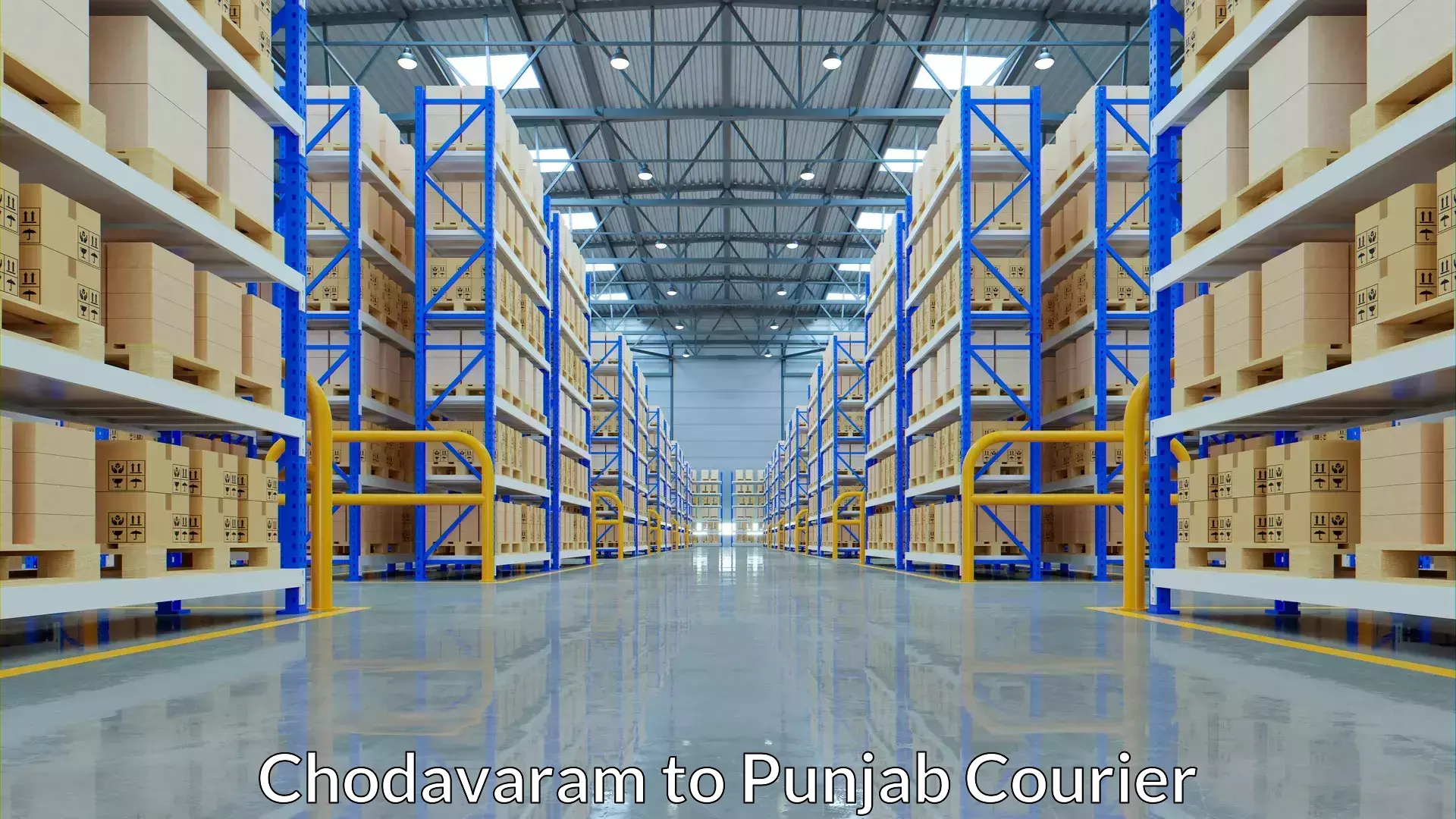 Overnight luggage courier Chodavaram to Sangrur