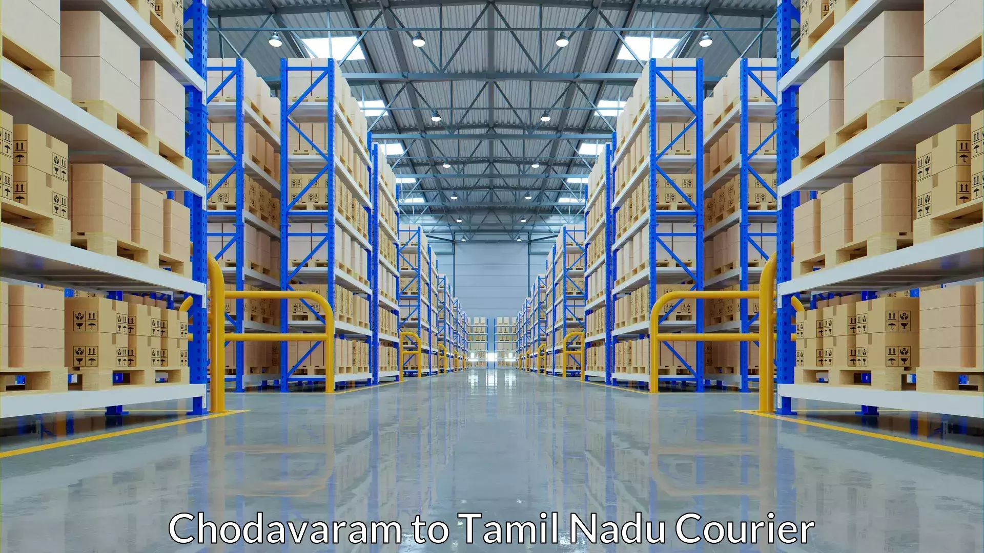 Baggage shipping experience Chodavaram to Karunya Institute of Technology and Sciences Coimbatore