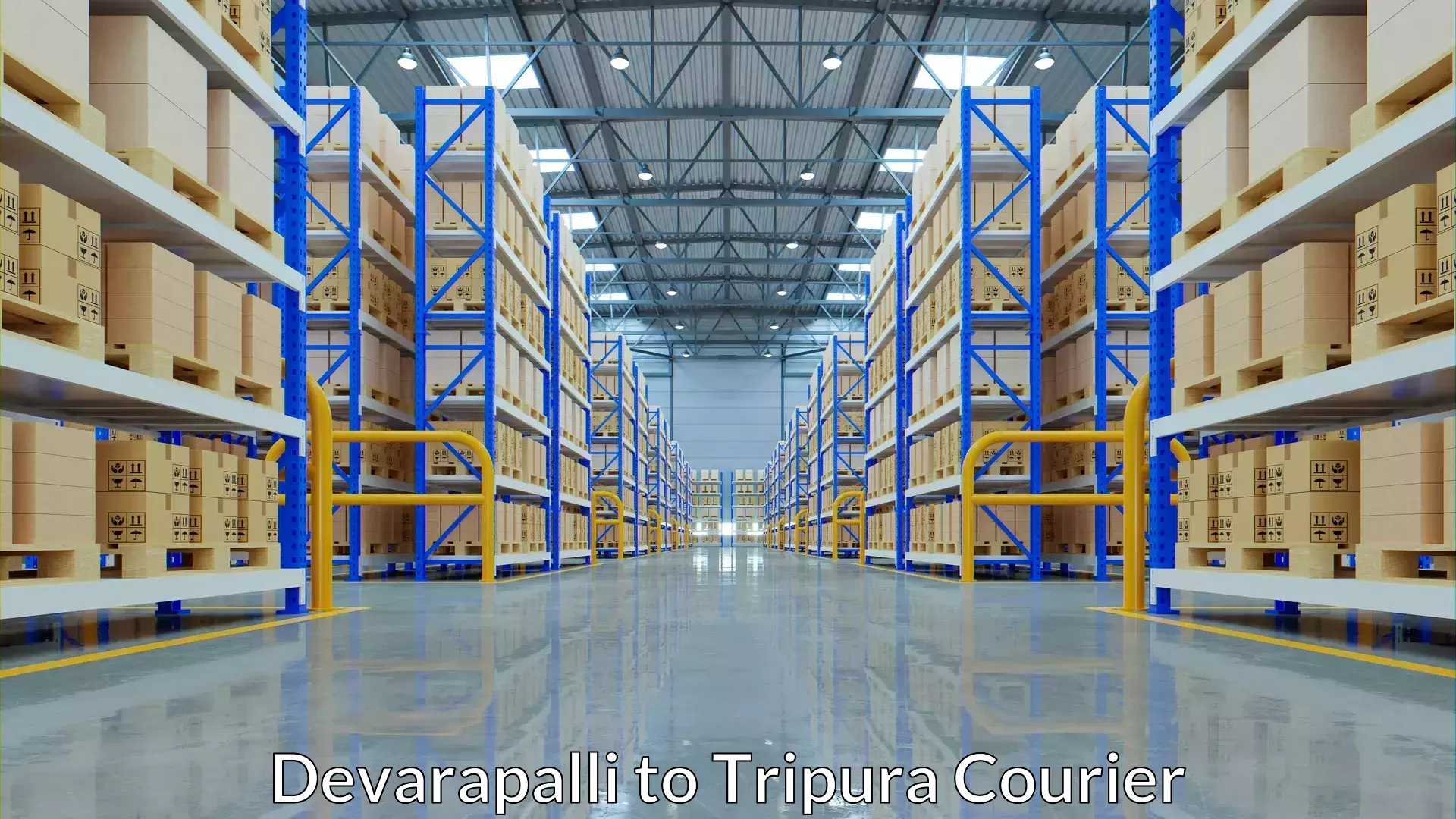 Luggage shipping specialists Devarapalli to Udaipur Tripura