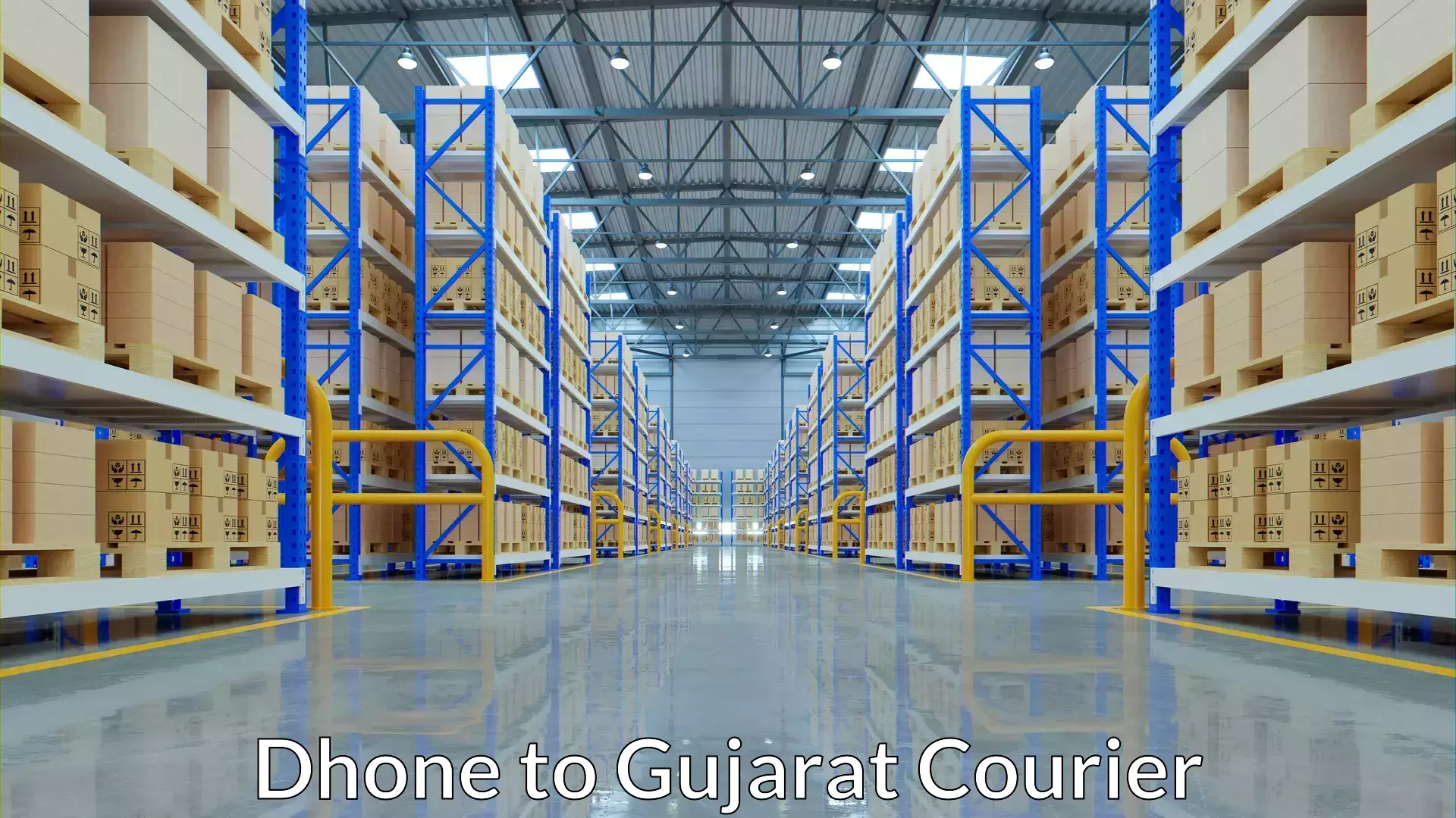 Door-to-door baggage service in Dhone to Gujarat