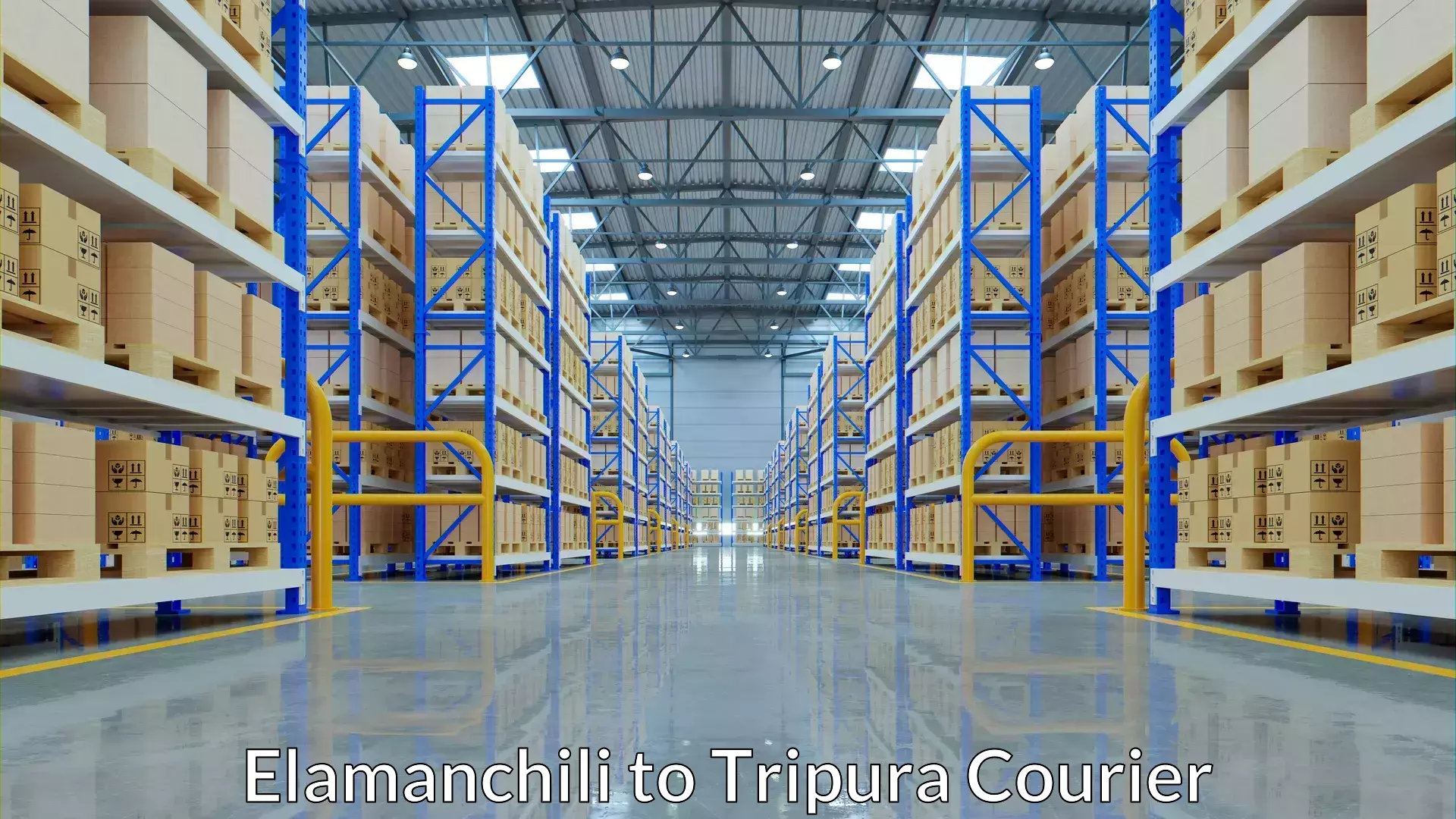 Luggage shipping solutions Elamanchili to NIT Agartala