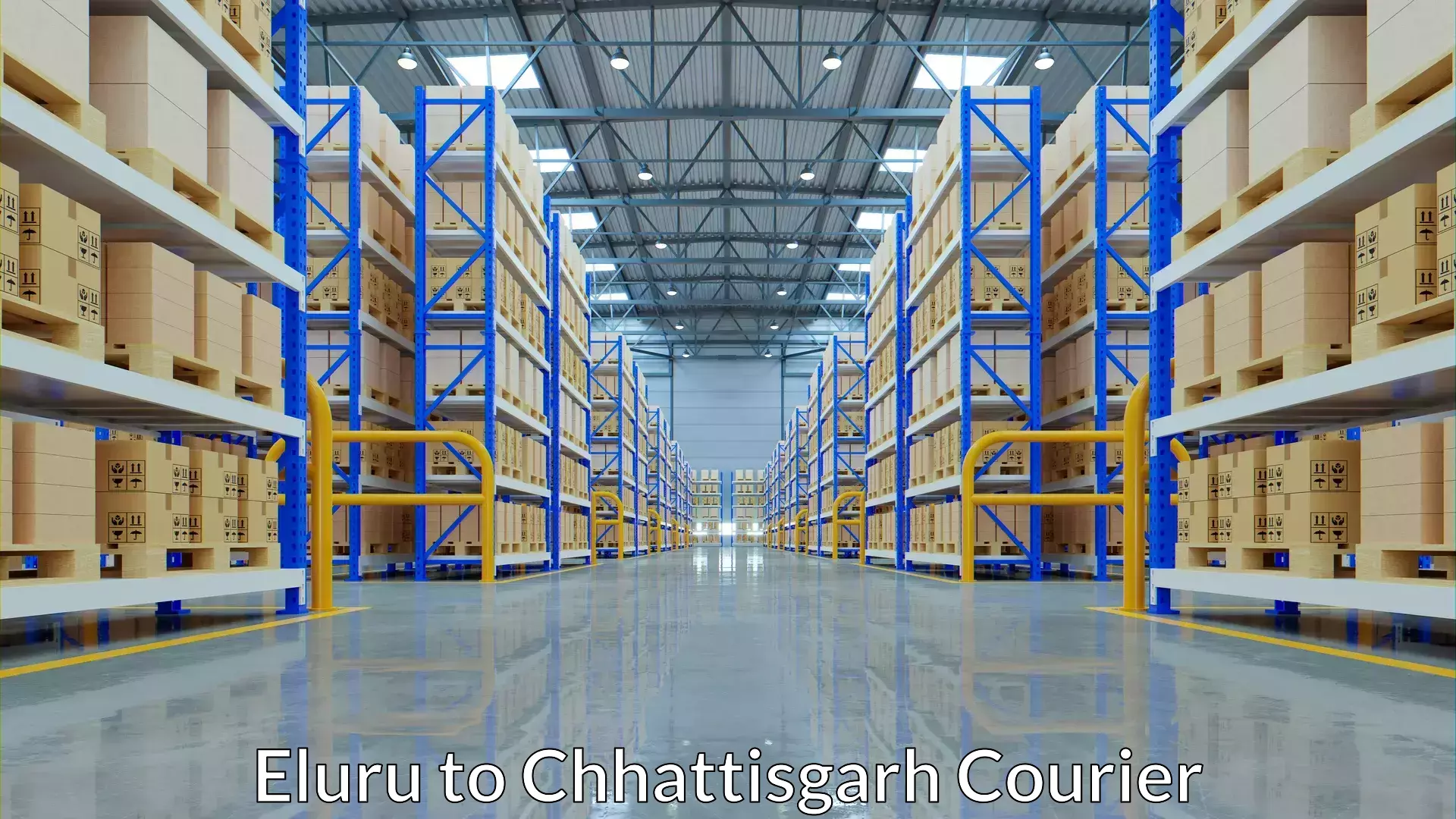 Baggage delivery support Eluru to Chhattisgarh