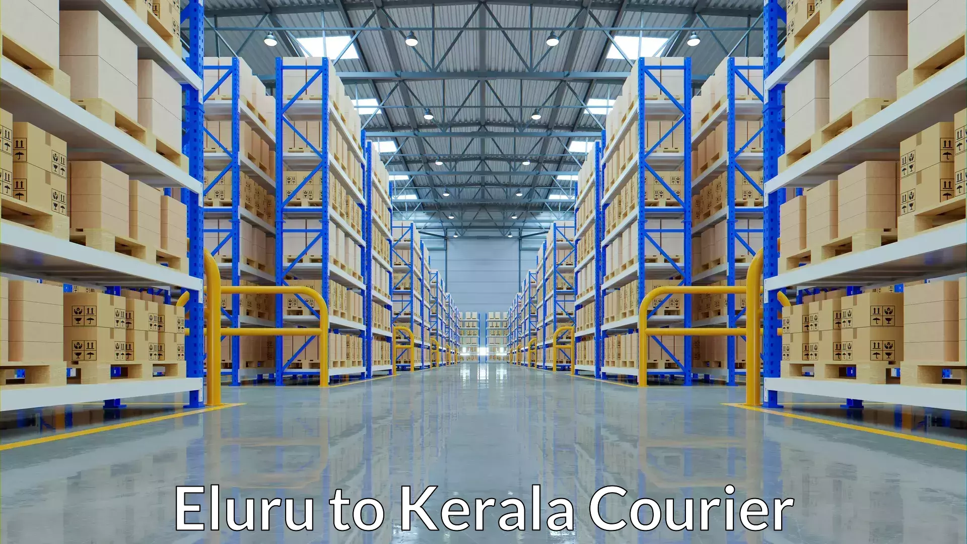 Round trip baggage courier Eluru to IIIT Kottayam