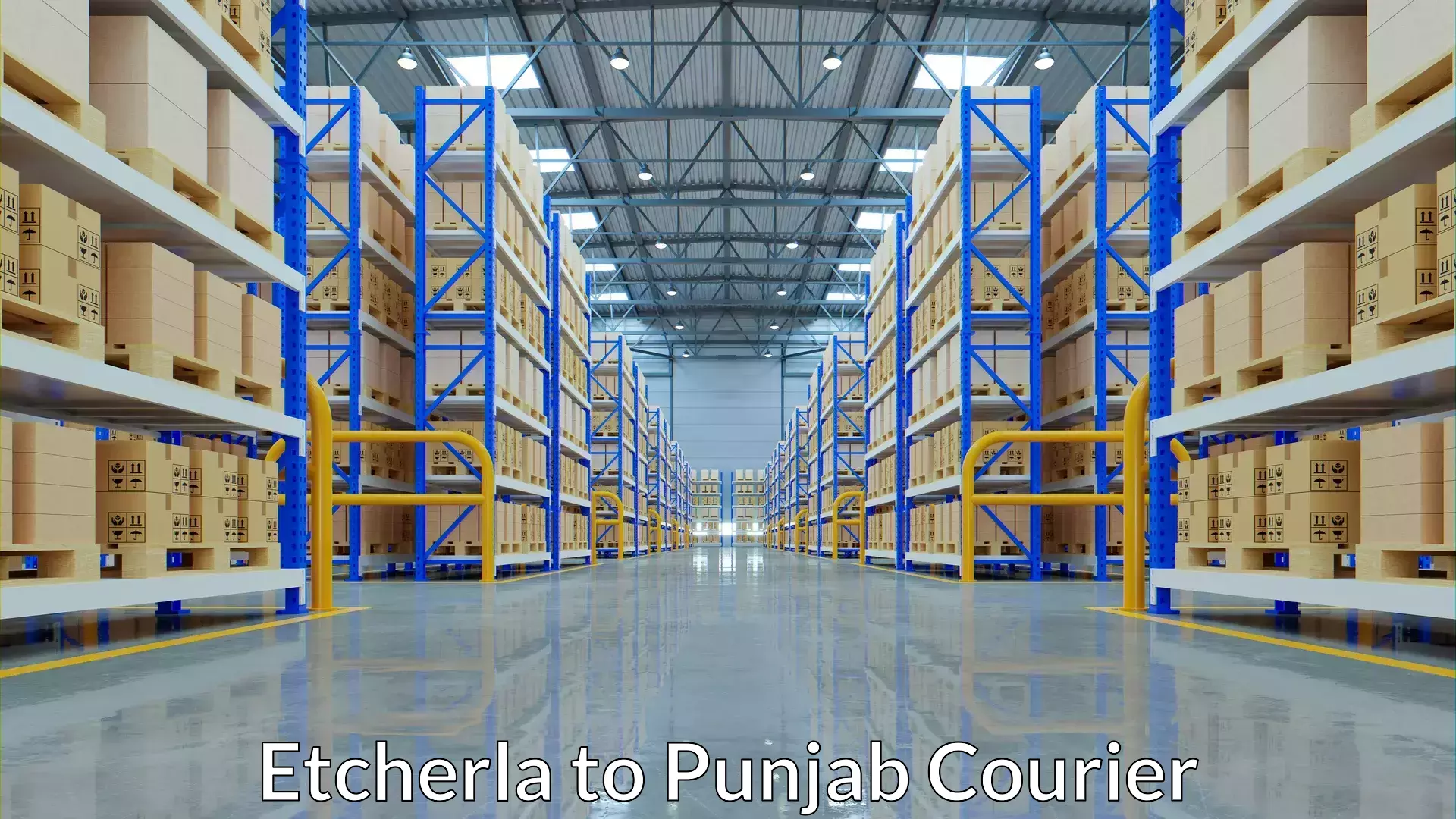 Bulk luggage shipping Etcherla to Punjab