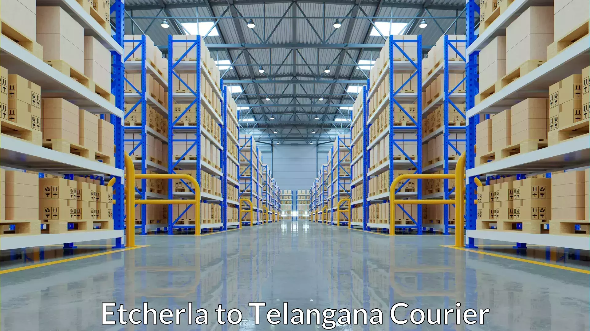 Baggage delivery planning Etcherla to Medchal