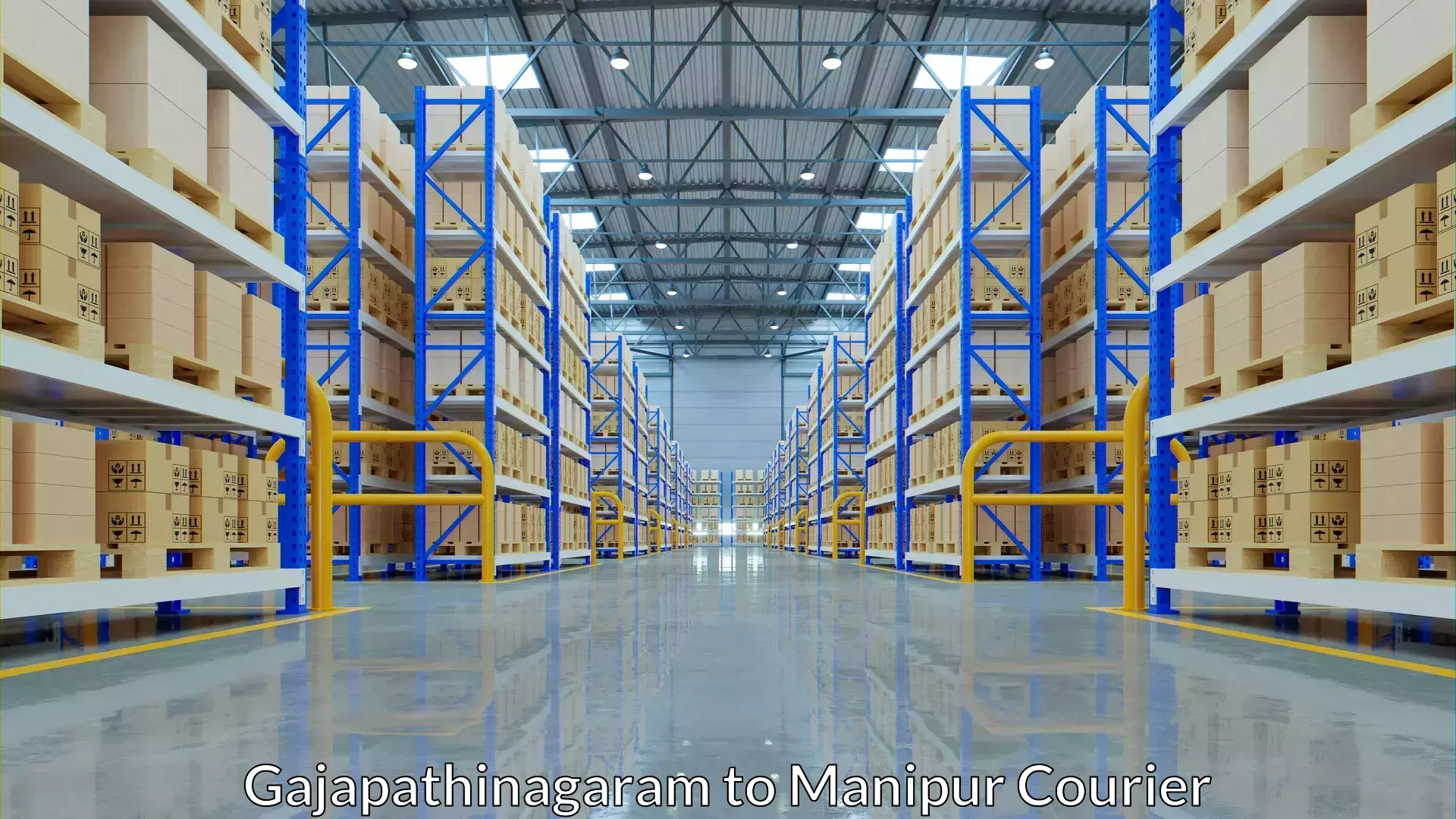 Baggage transport calculator Gajapathinagaram to Manipur