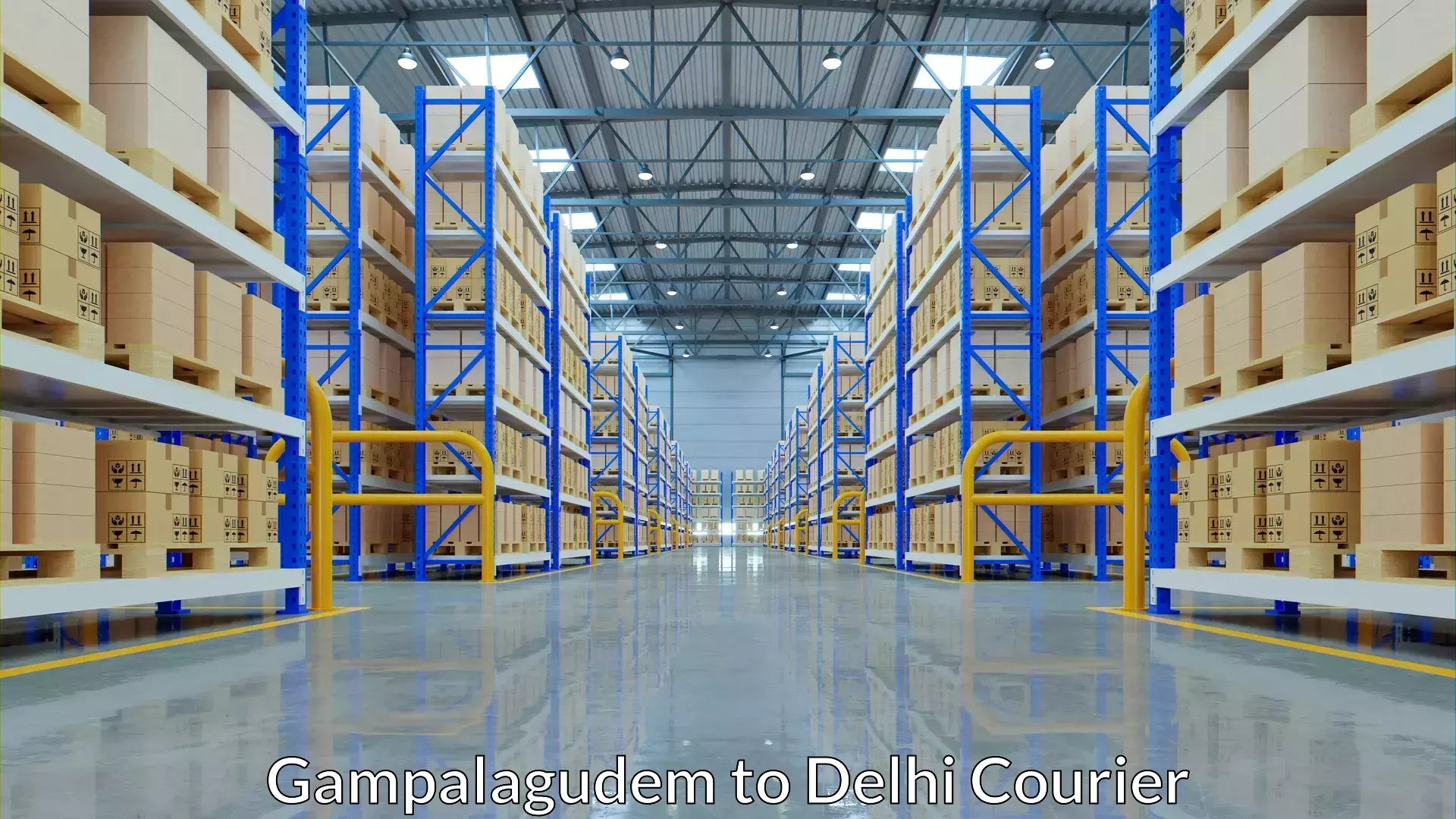 Trackable baggage shipping in Gampalagudem to NIT Delhi