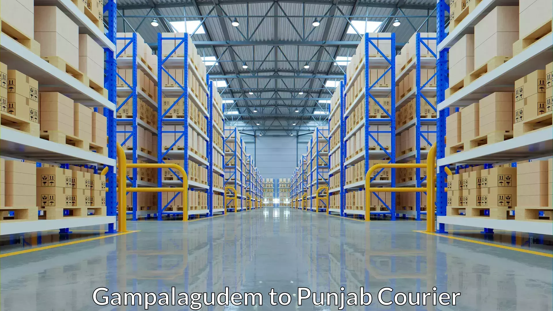 Baggage shipping calculator Gampalagudem to Mandi Gobindgarh